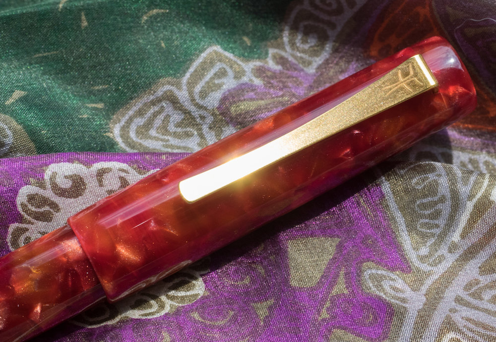 Fred Faggionato Fountain Pen in Cherry Red Acetate: A Review — The Pen ...
