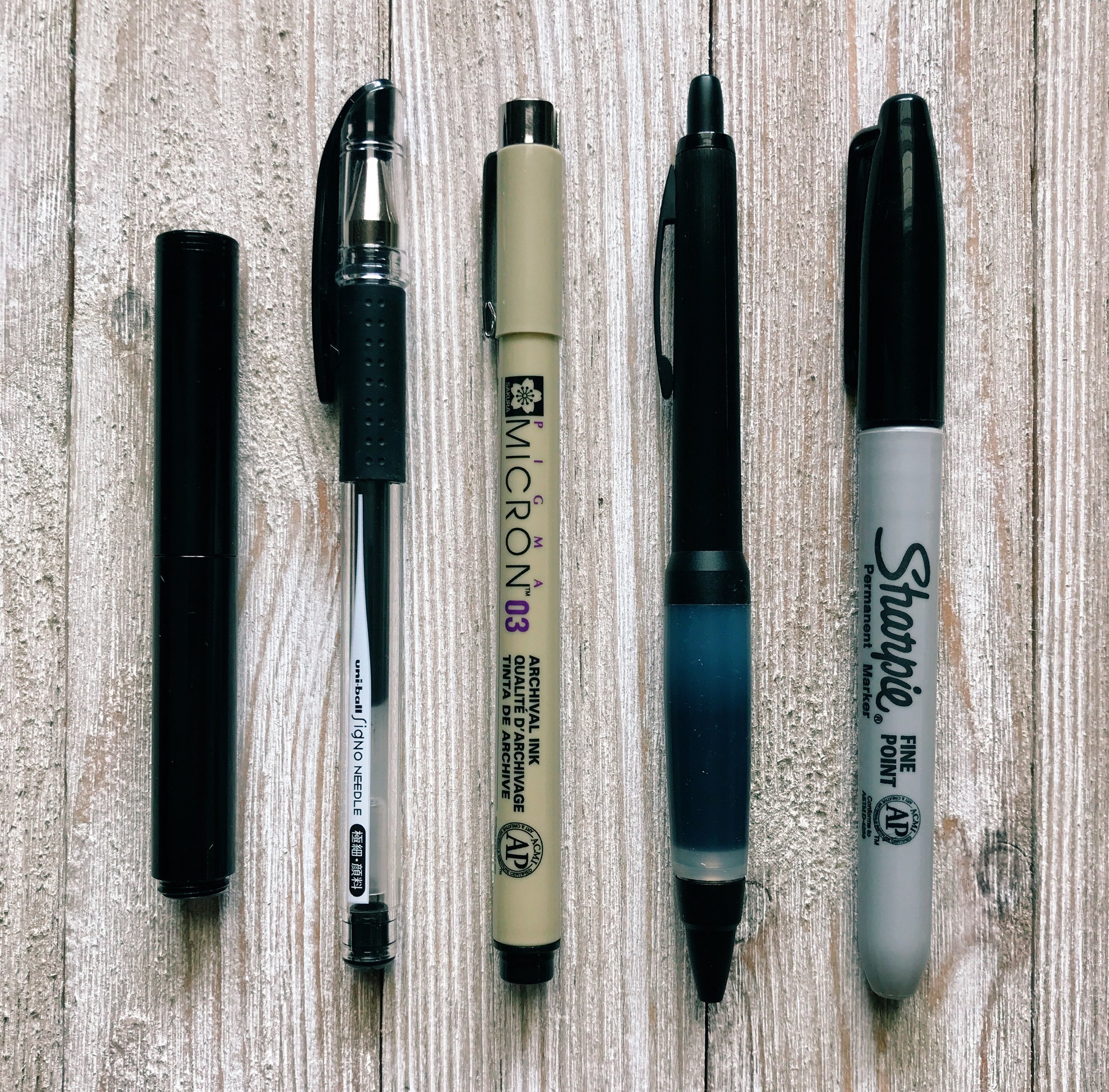 Best Bullet Journal Pens - The Artisan Life