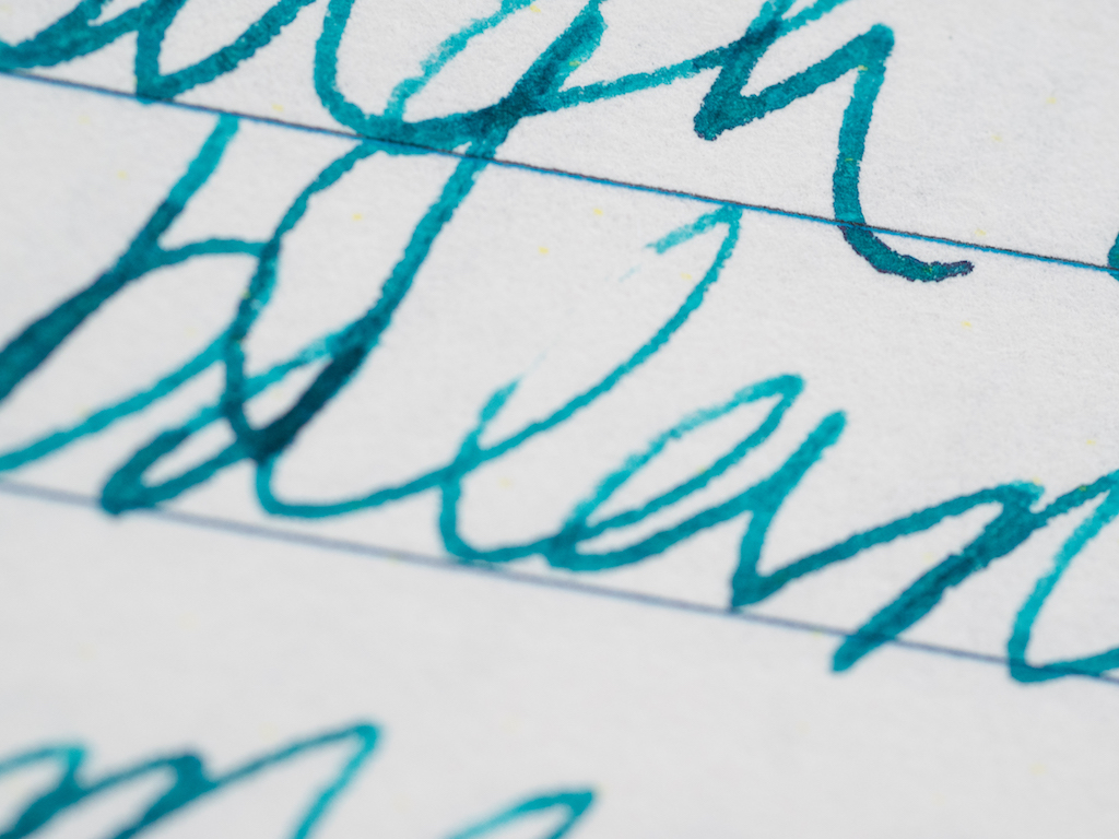 You can see where the nib skipped on the downstroke