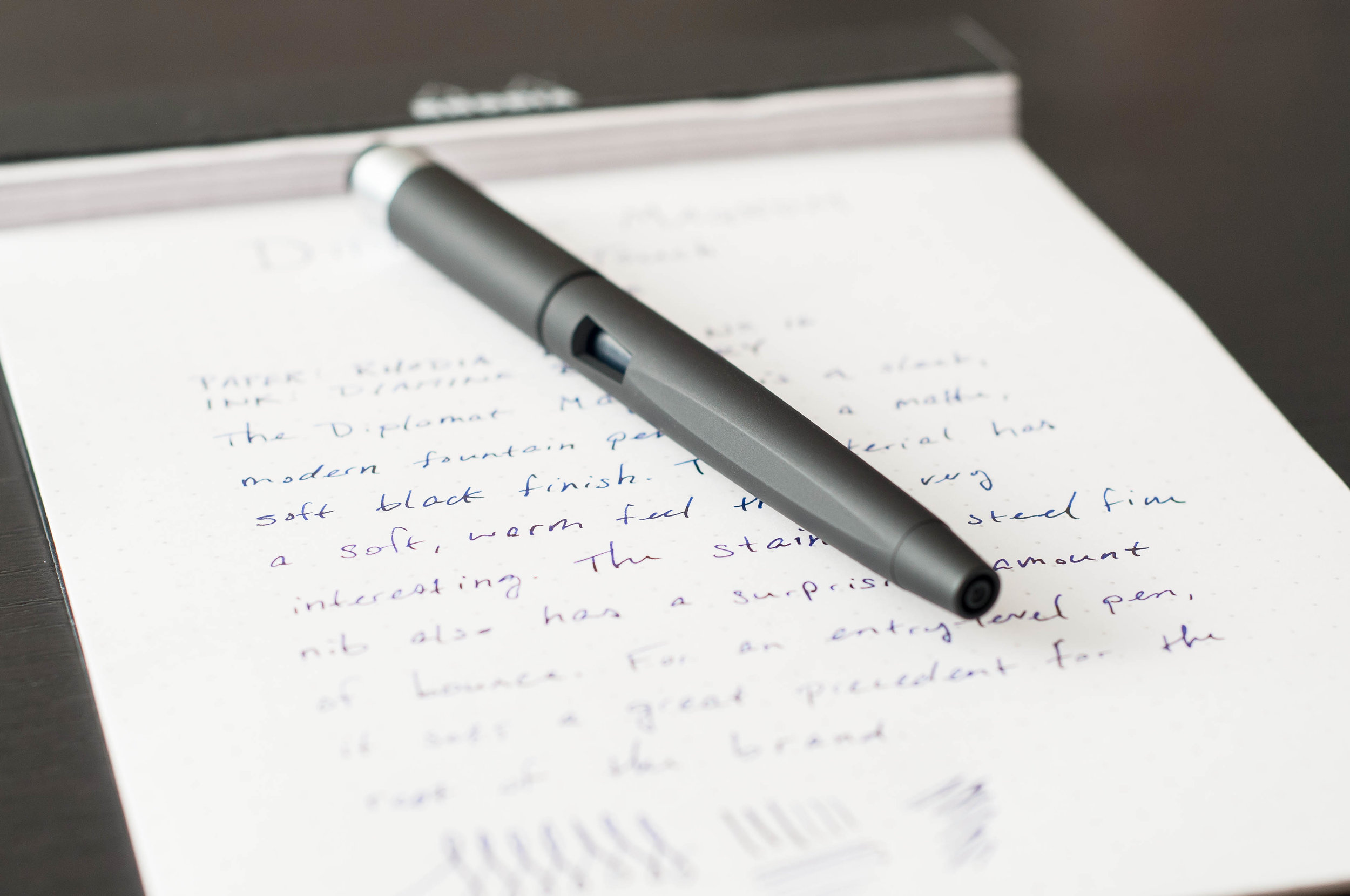 ONLINE of Germany Academy Soft Touch Black Medium Fountain Pen 