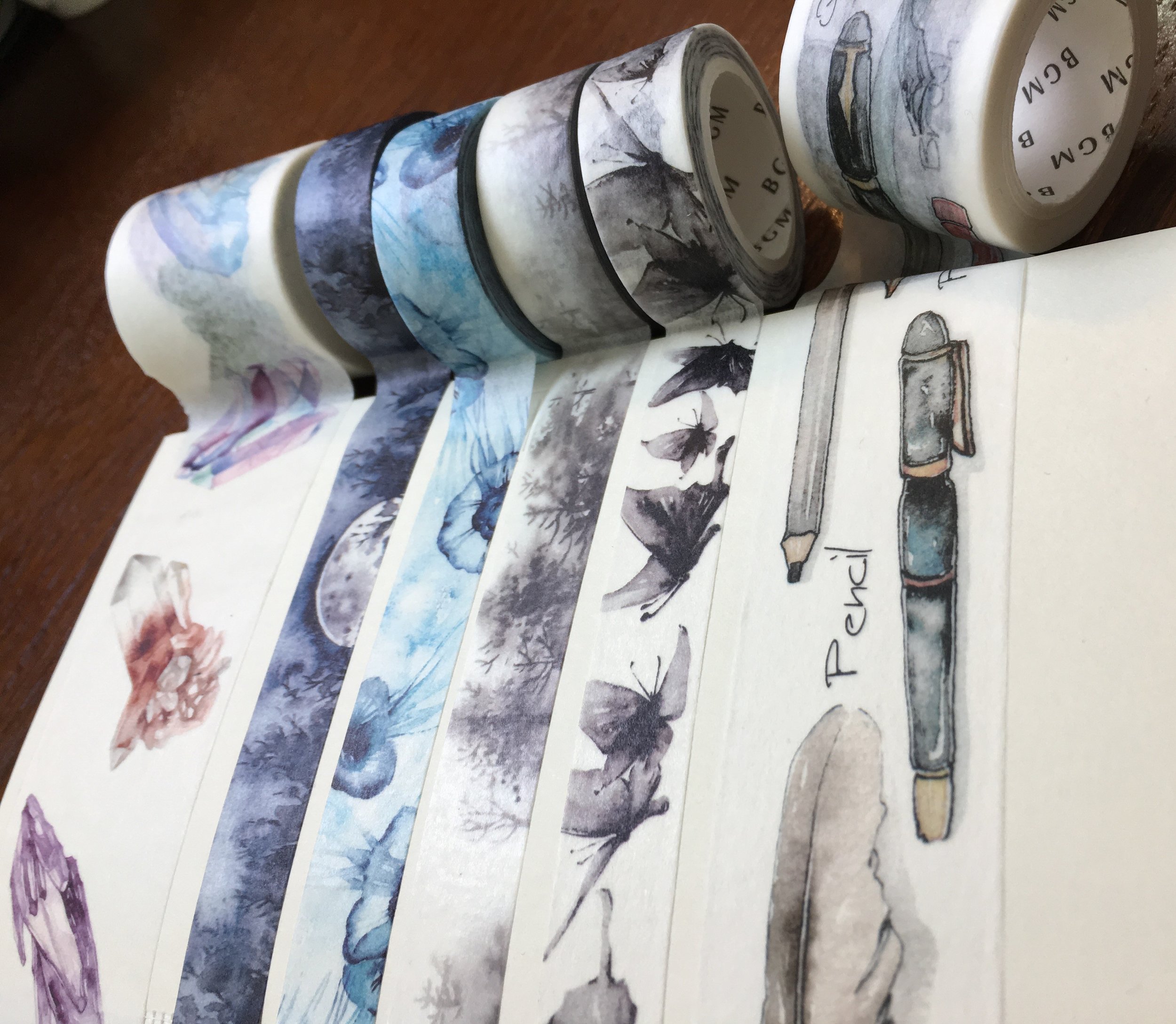 Primary White Solid Washi, Planner and BUJO Tapes