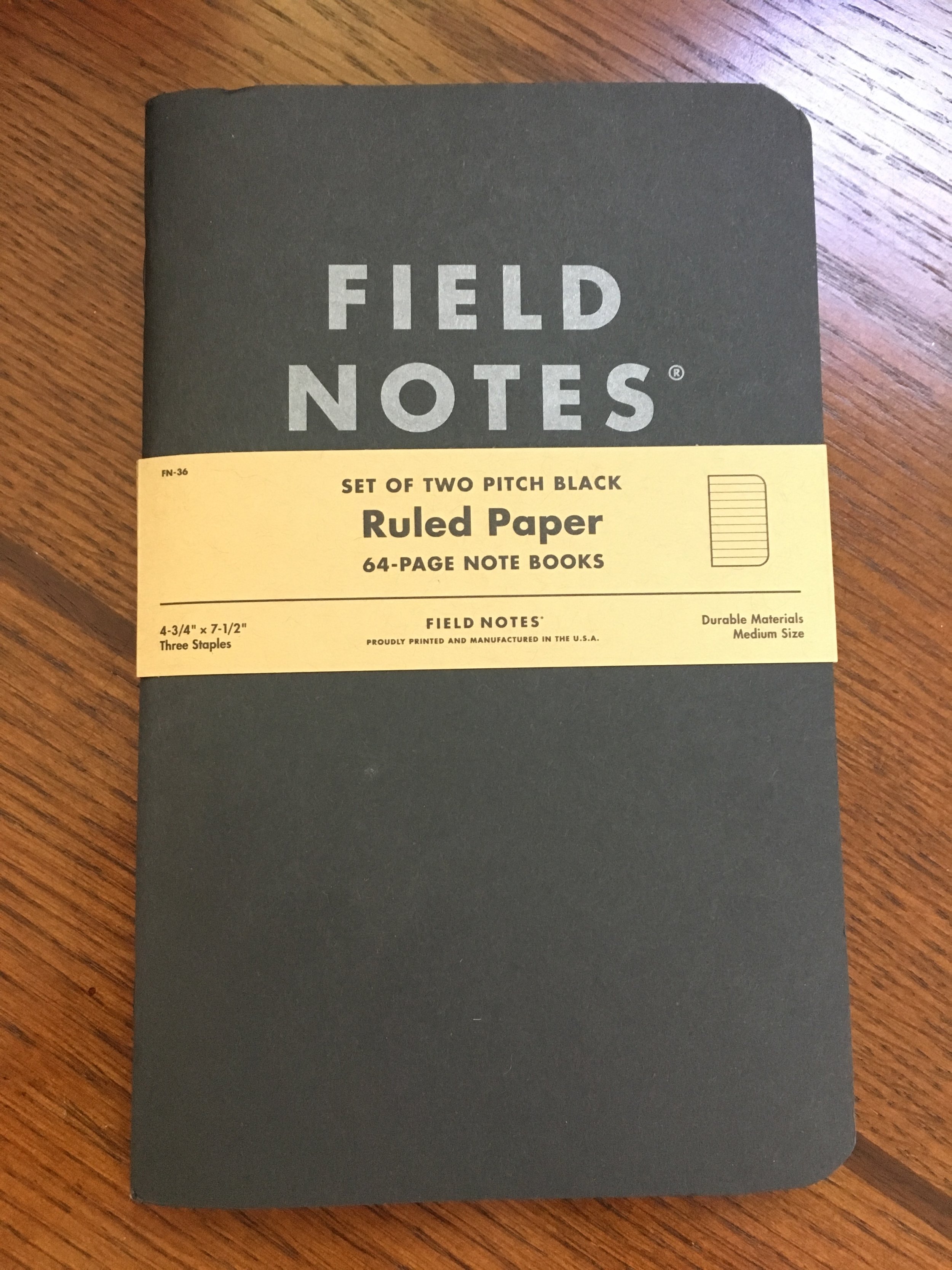 Field Notes Pitch Black Note Books Review — The Pen Addict