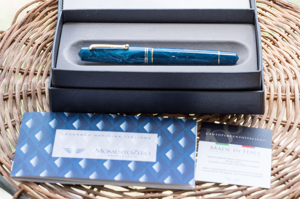 Leonardo Momento Zero Blue Positano Fountain Pen