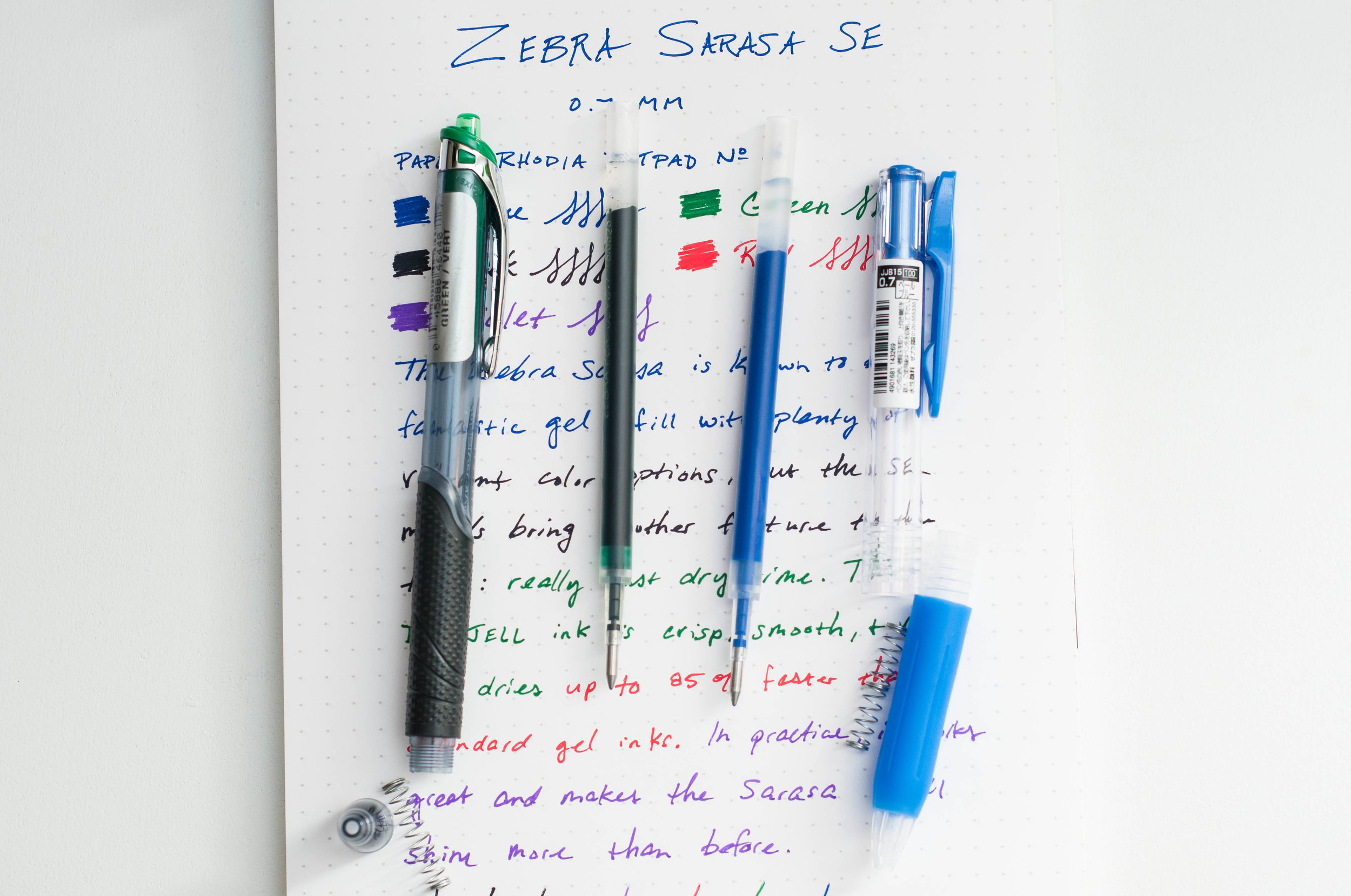 Zebra Zensations Sarasa Fineliner Review — The Pen Addict