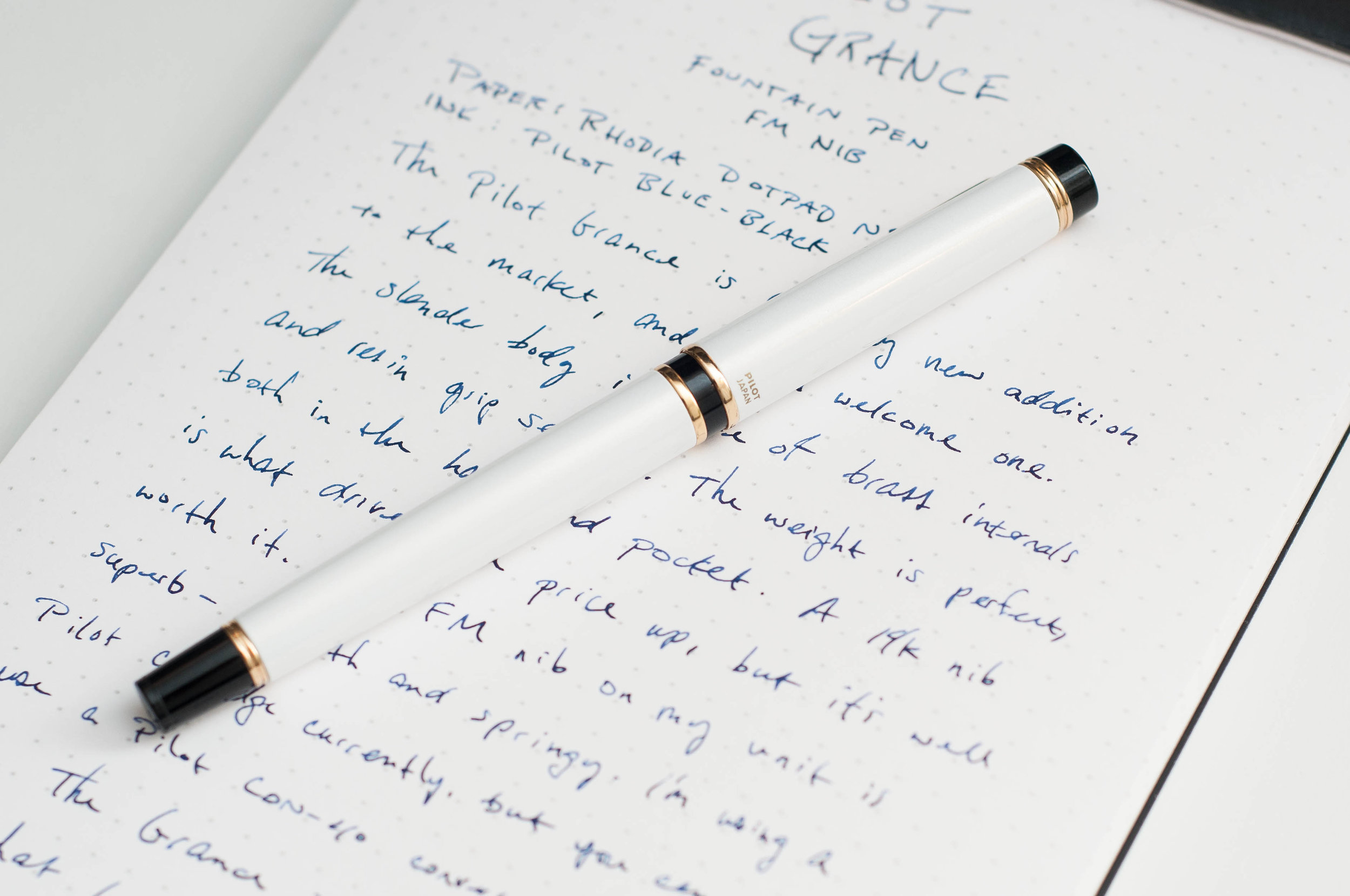 Pilot Grance Fountain Pen Review — The Pen Addict