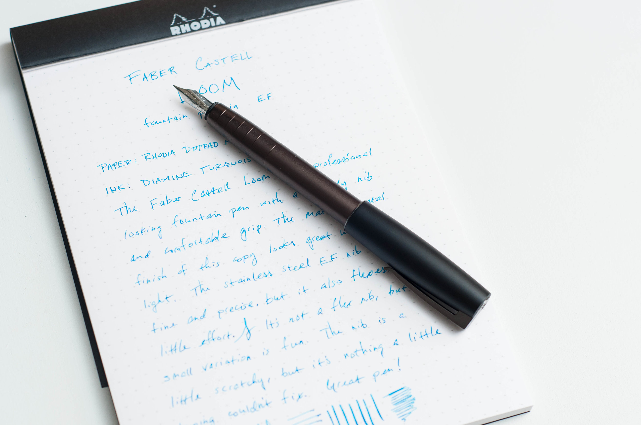 Paper and Digital: Faber Castell Loom fountain pen review