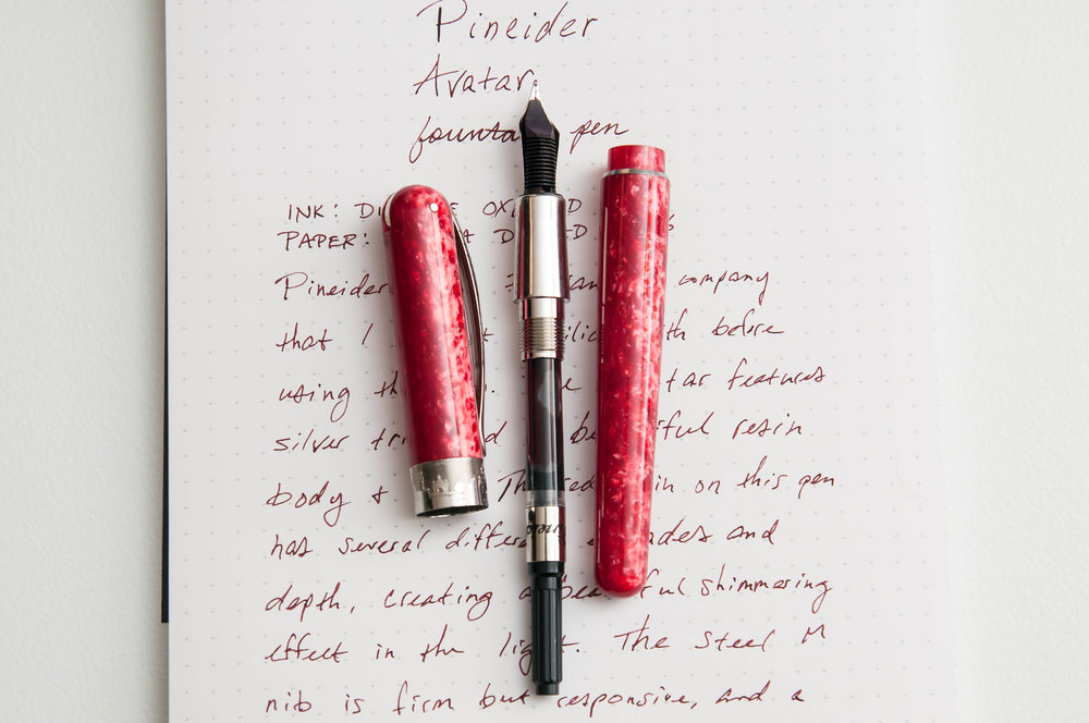 Pineider Avatar Stilo Lipstick Penna Stilografica-Fountain Pen