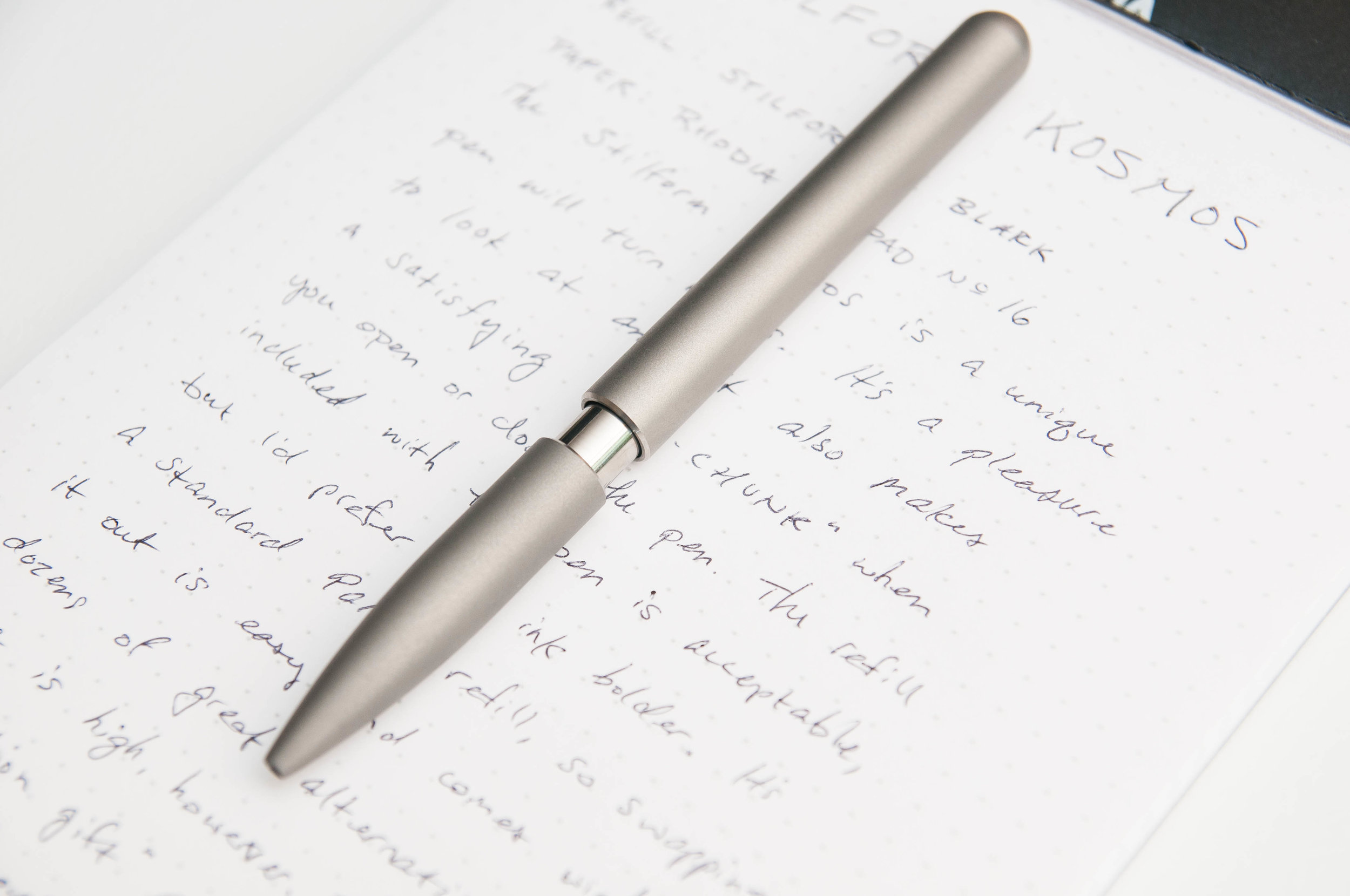 interview Booth detaljeret Stilform Kosmos Ballpoint Pen Review — The Pen Addict