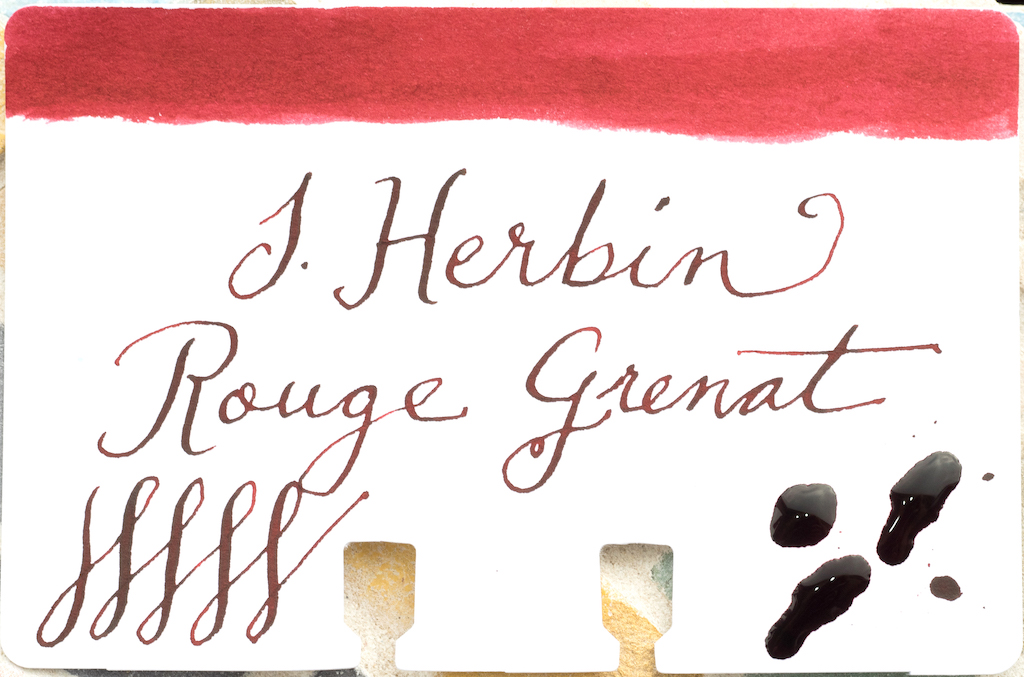 Jacques Herbin Ink - Rouge Grenat - Garnet Red - Bottle 30ml