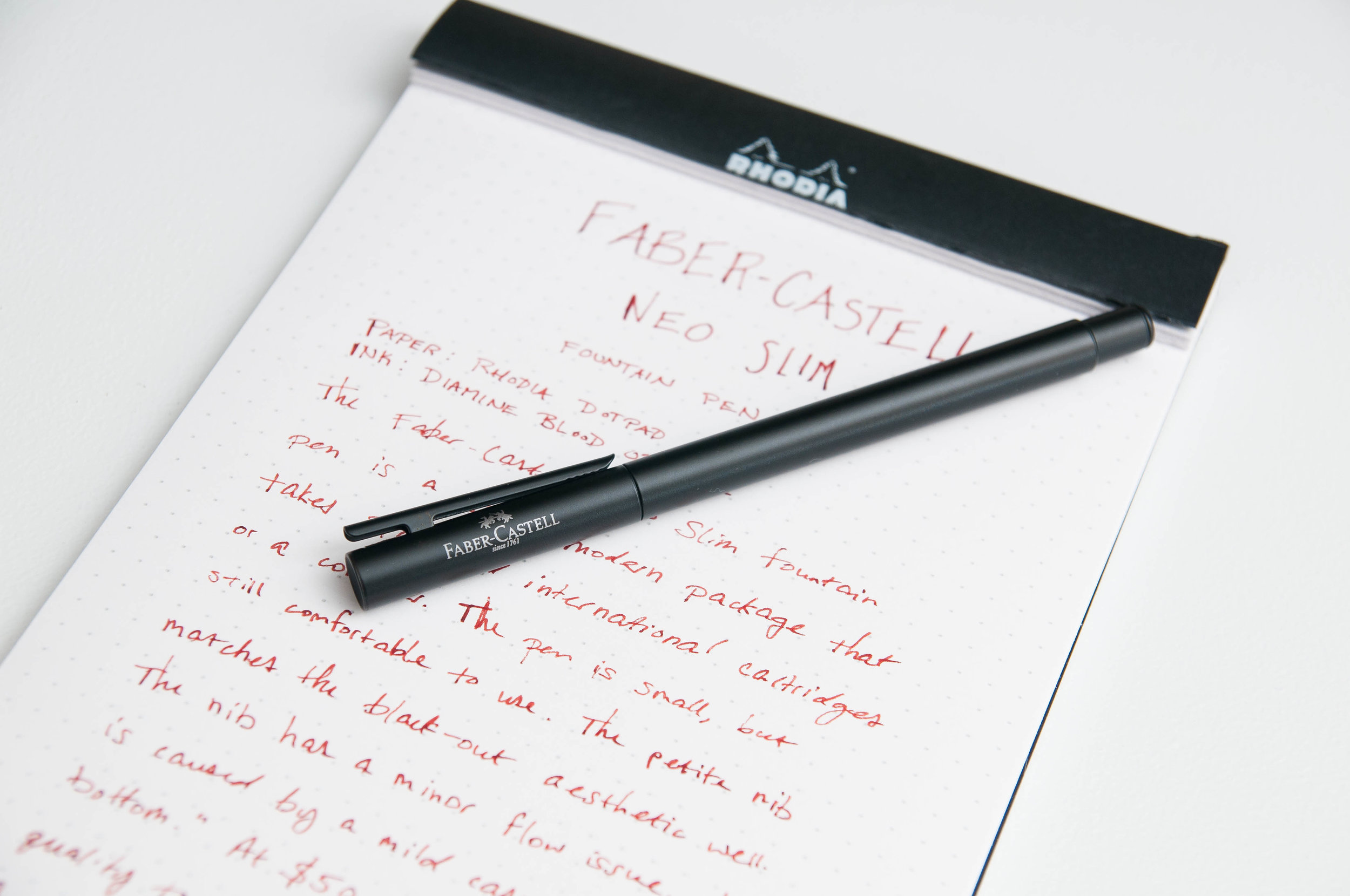 Faber-Castell NEO Slim Fountain Pen Review — The Pen Addict