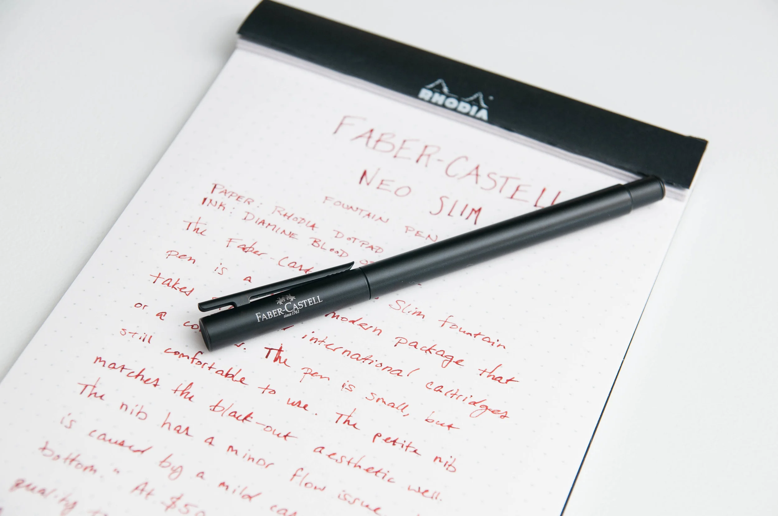 Faber-Castell NEO Slim Fountain Pen Review — The Pen Addict