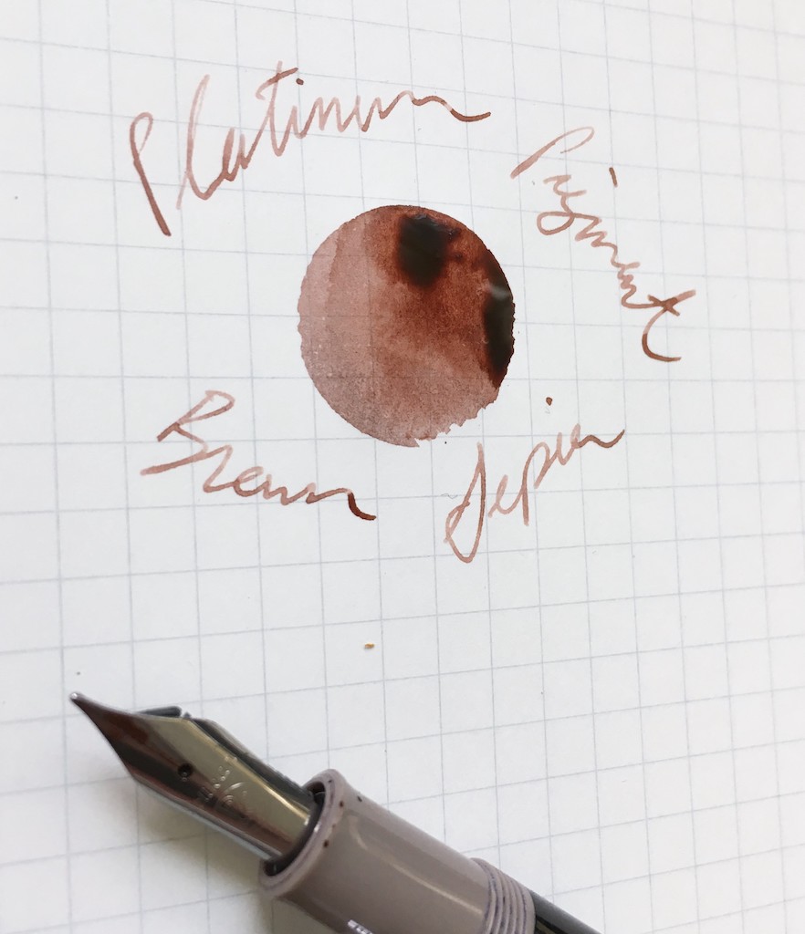 Platinum Pigment Brun Sepia Ink — The Pen Addict