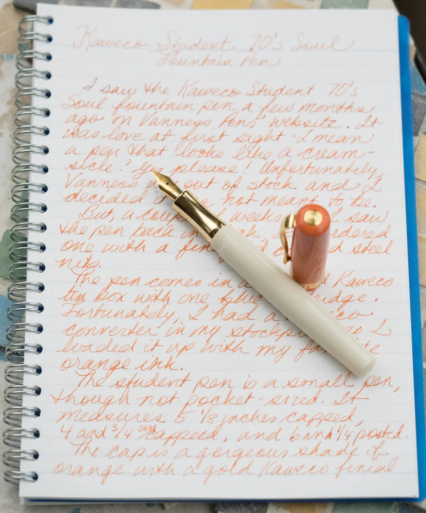 Kaweco Student 70s Soul Fountain Pen A Review — The Pen Addict