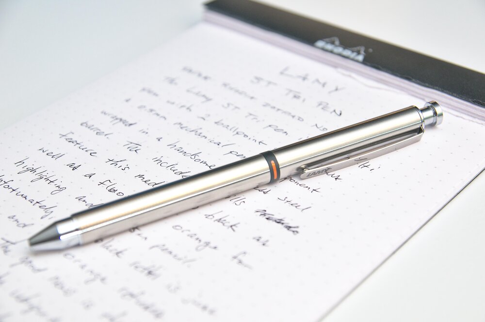 stuk zege Welsprekend Lamy ST Tri Multi Pen Review — The Pen Addict