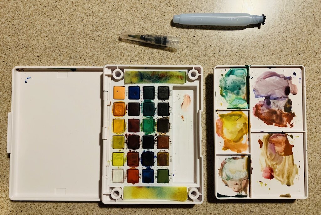 Koi Pocket Field Sketch Box Watercolor Sets