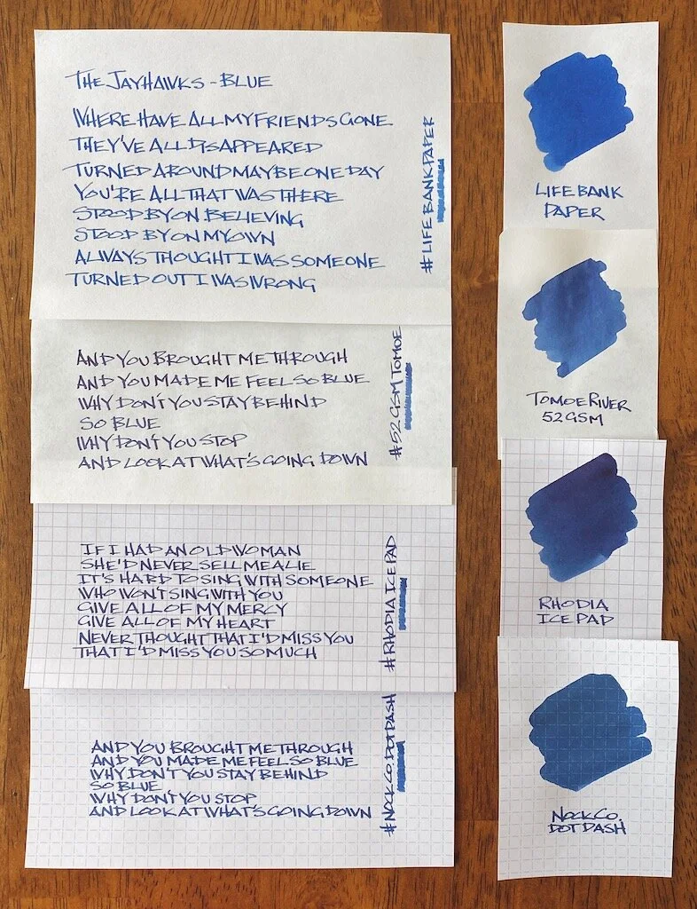 TWSBI Blue Black Fountain Pen Ink Review — The Pen Addict