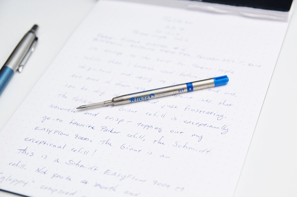 Pelikan 337 Giant Ballpoint Refill Review — The Pen Addict