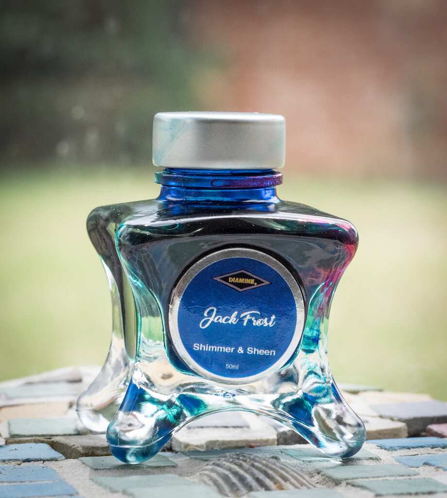 Diamine Inkvent Blue Edition Jack Frost Ink: A Review — The Pen Addict