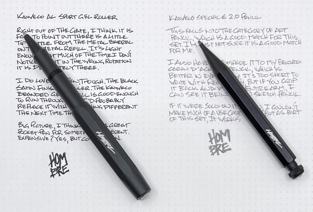 Kaweco Special Al Dip Pen in Black Matte - Flexible Point