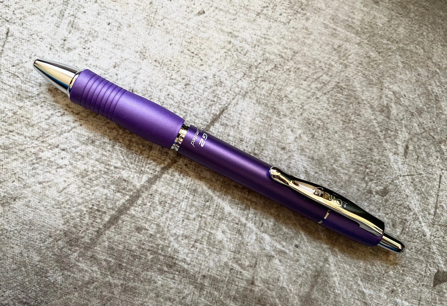 Pilot G2 Limited Metallic Body Pen Review — The Pen Addict