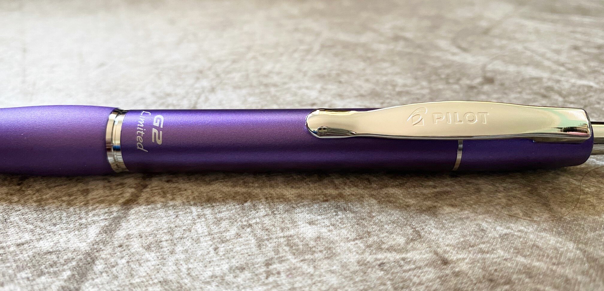Pilot G2 Limited Metallic Body Pen Review — The Pen Addict