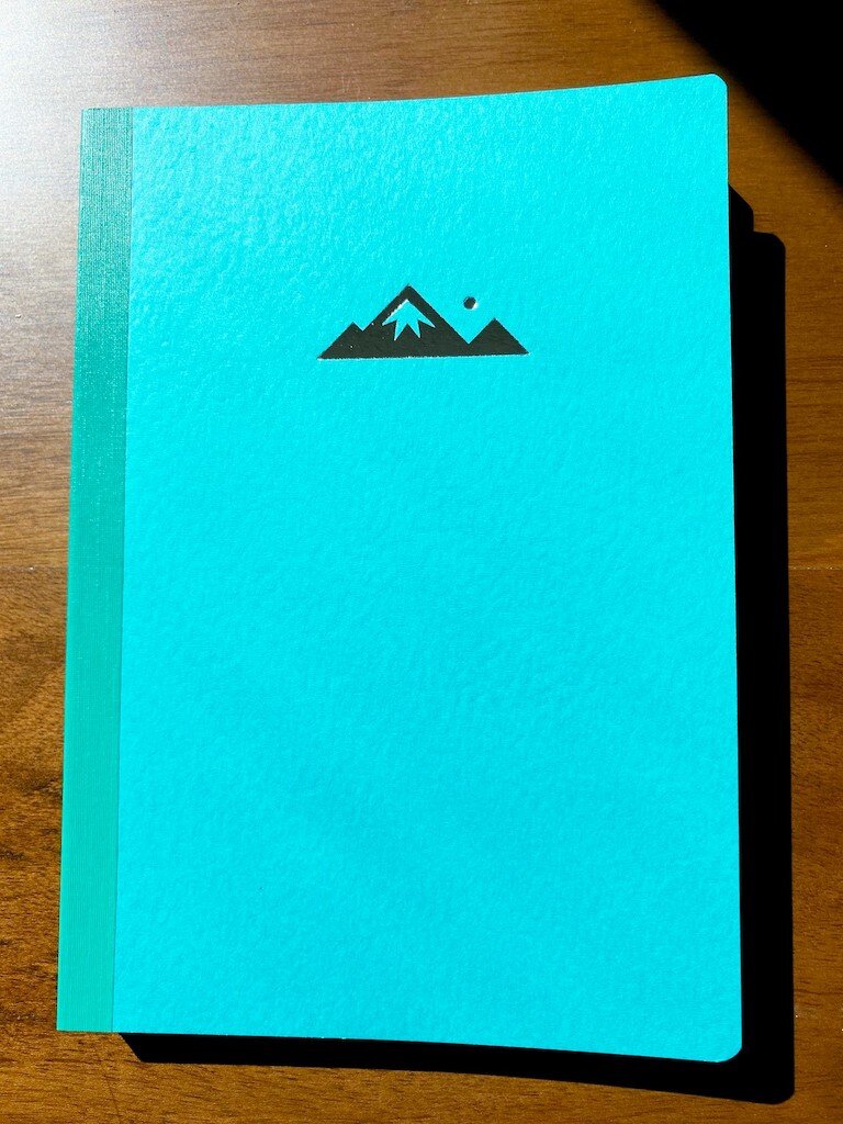 Itoya Profolio Oasis Summit Notebook in Metallic Blue - B6 - Goldspot Pens