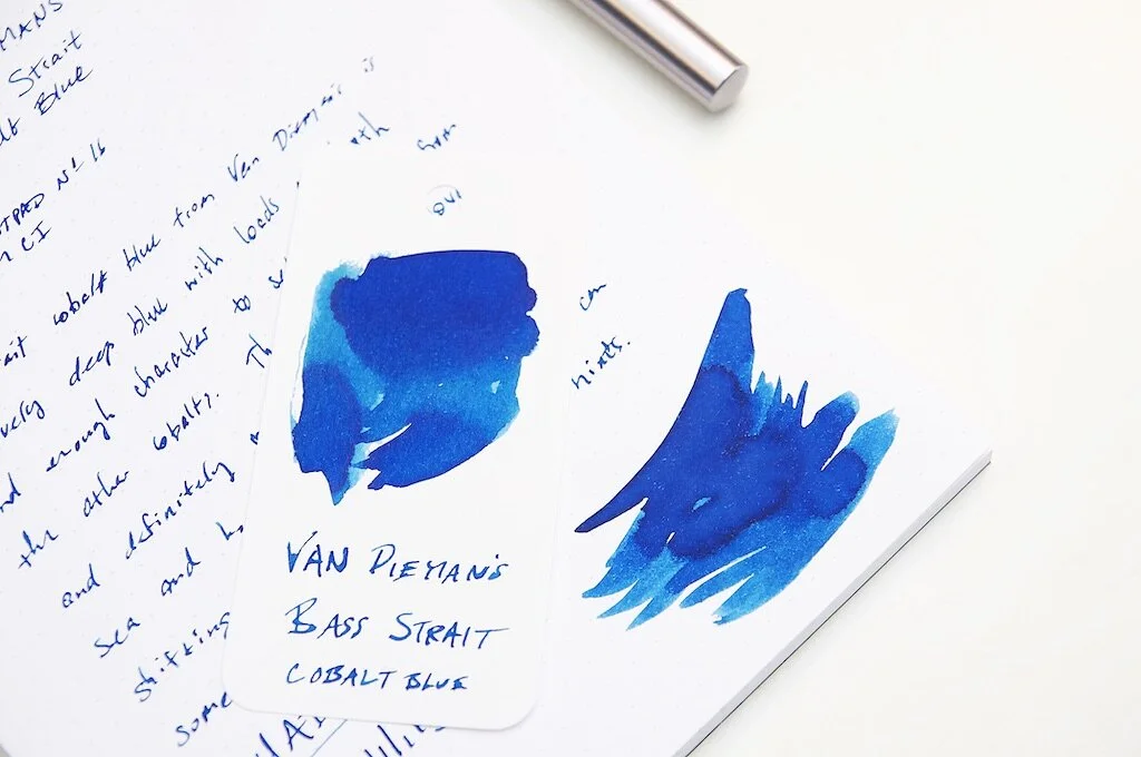 Van Dieman's Bass Strait Cobalt Blue Ink Review — The Pen Addict