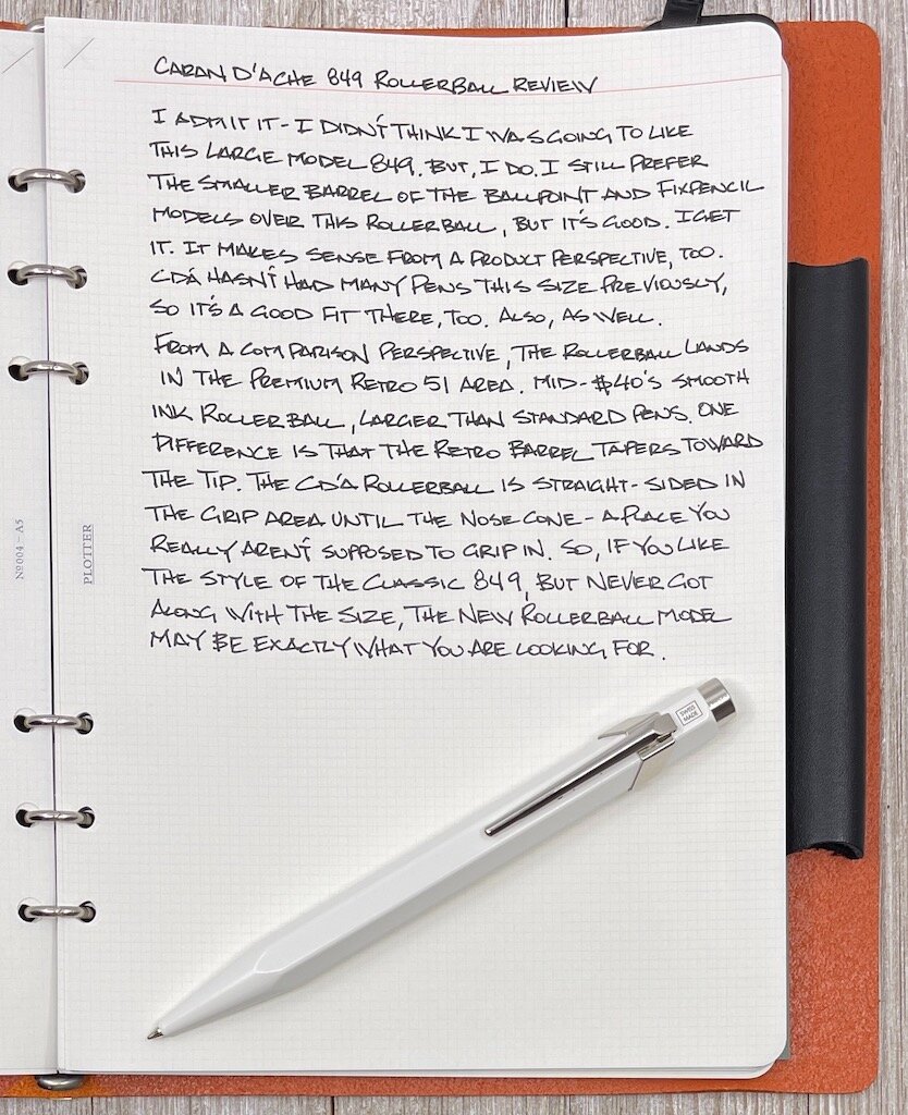 Pen Review: Caran D'Ache 849 Fountain Pen - The Well-Appointed Desk