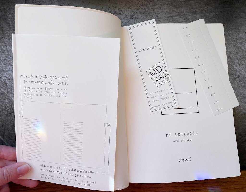 Midori MD Diary 2022 A5, 1 Day 1 Page Review — The Pen Addict