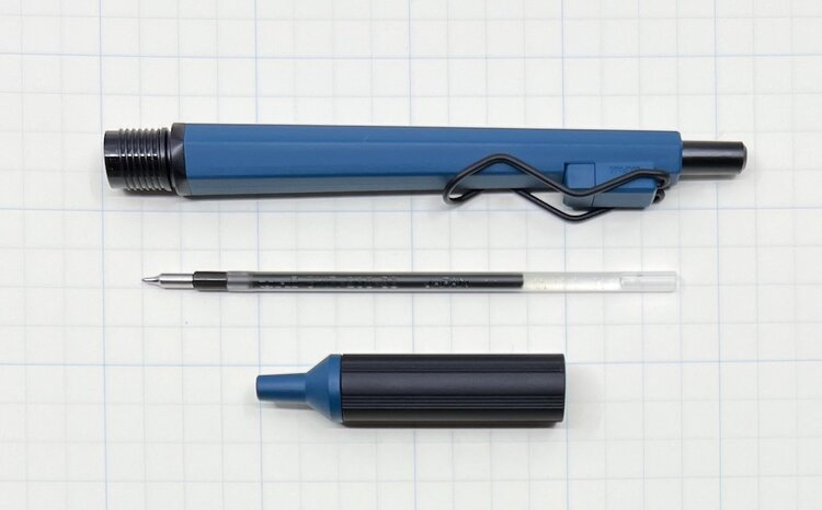 2 pieces Uni-Ball Jetstream Pen 0.5mm blue ink Sky blue barrel 