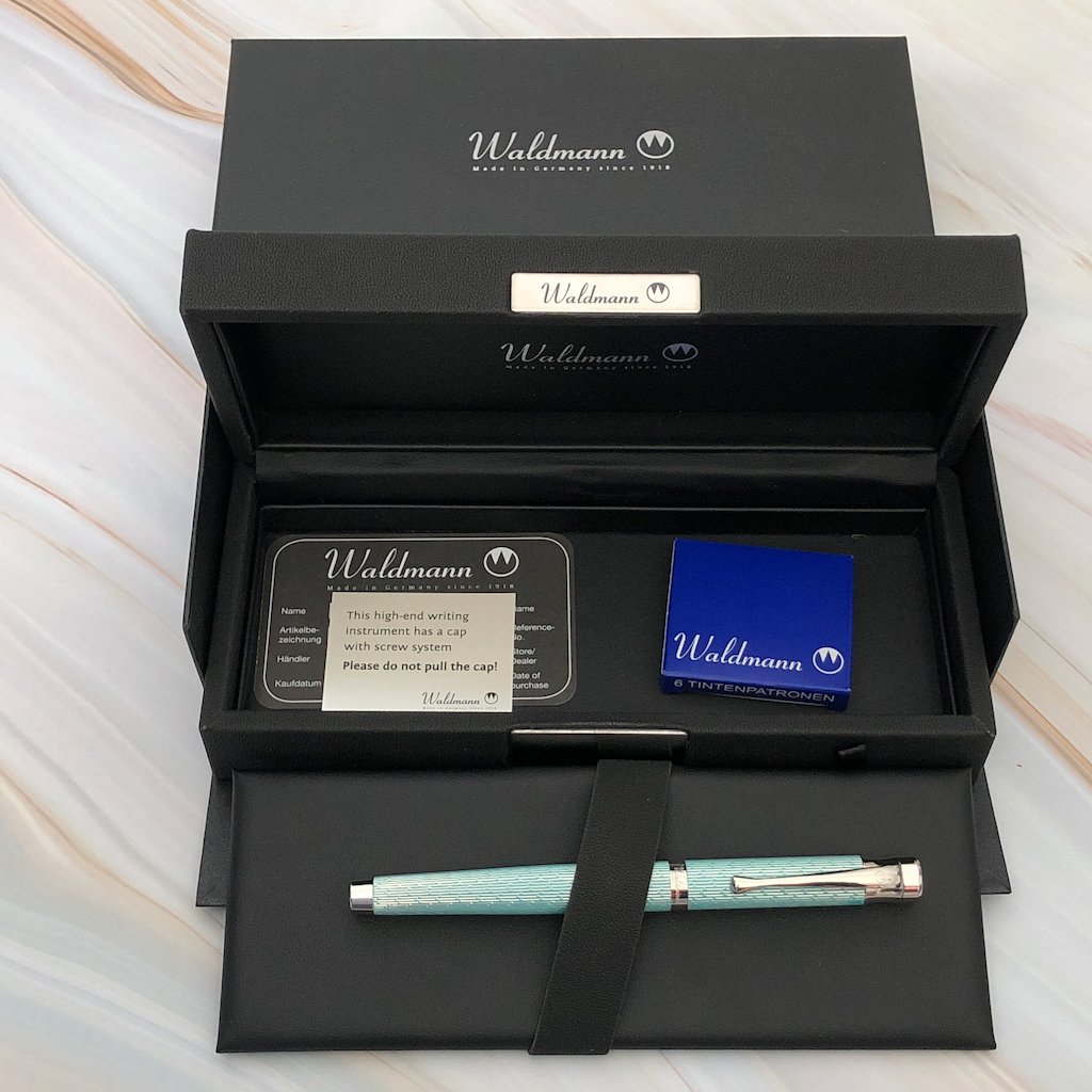 Waldmann Blue Ink Review & Giveaway - Pen Chalet