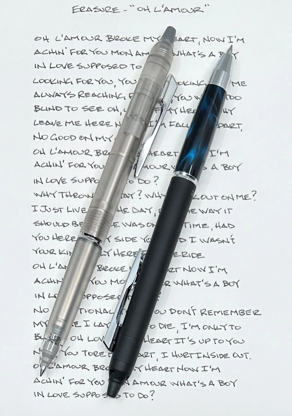 Pilot FriXion Ball Knock Zone Erasable Gel Ink Pen Review — The Pen Addict