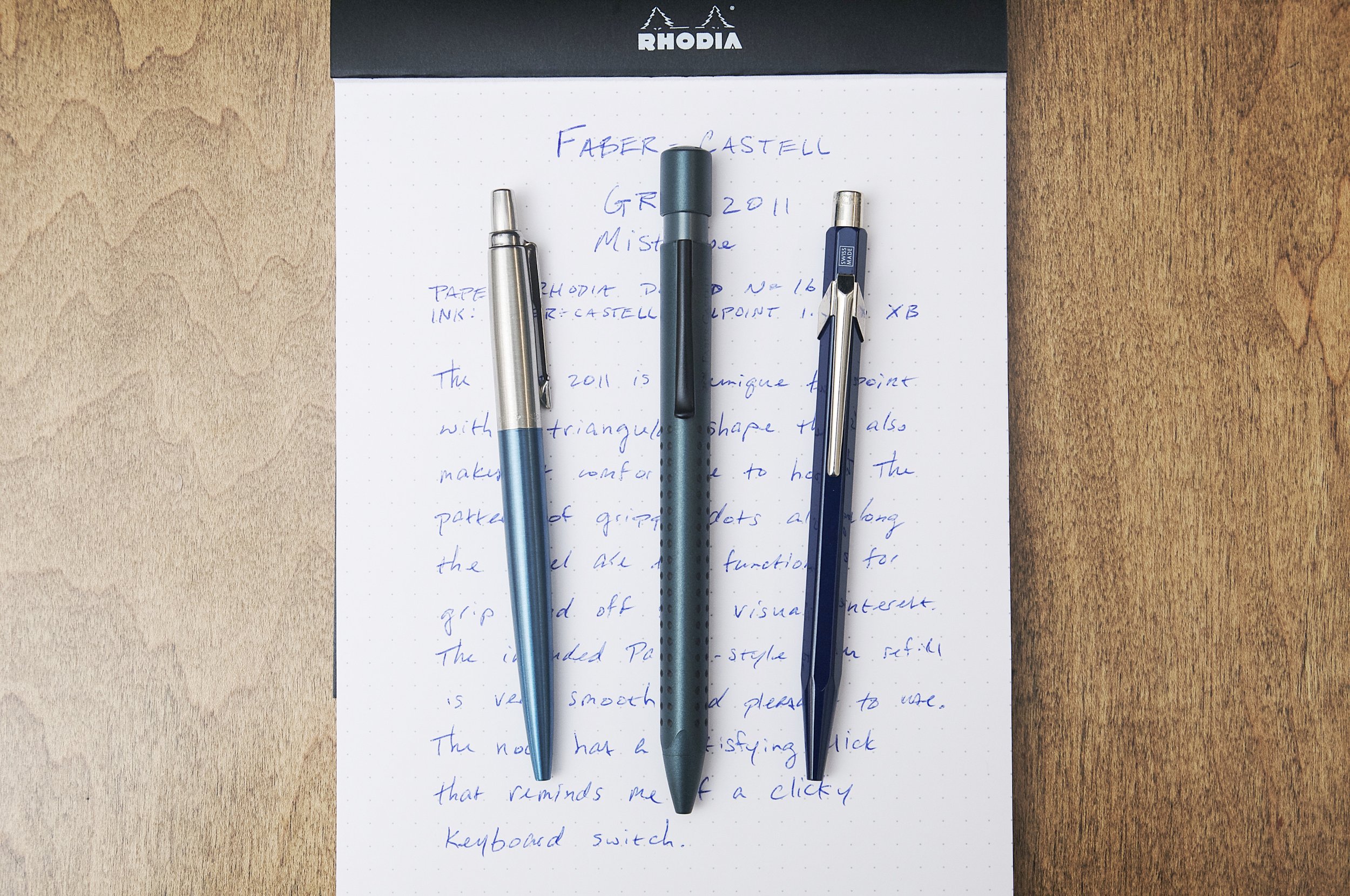 Faber Castell Grip Mistletoe Fountain Pen and Ballpoint Pen Gift