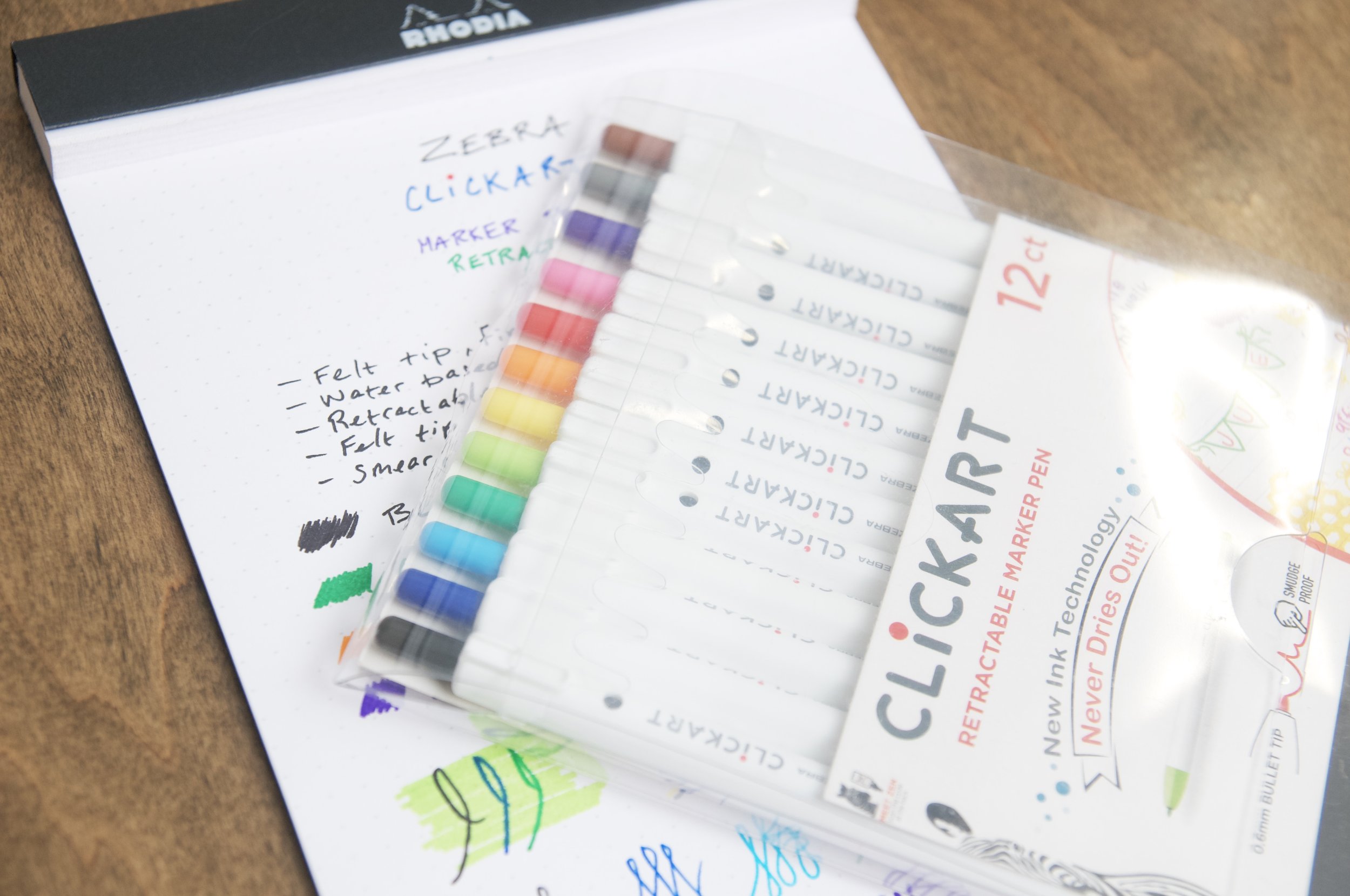 Zebra CLiCKART Retractable Marker Pen Review — The Pen Addict