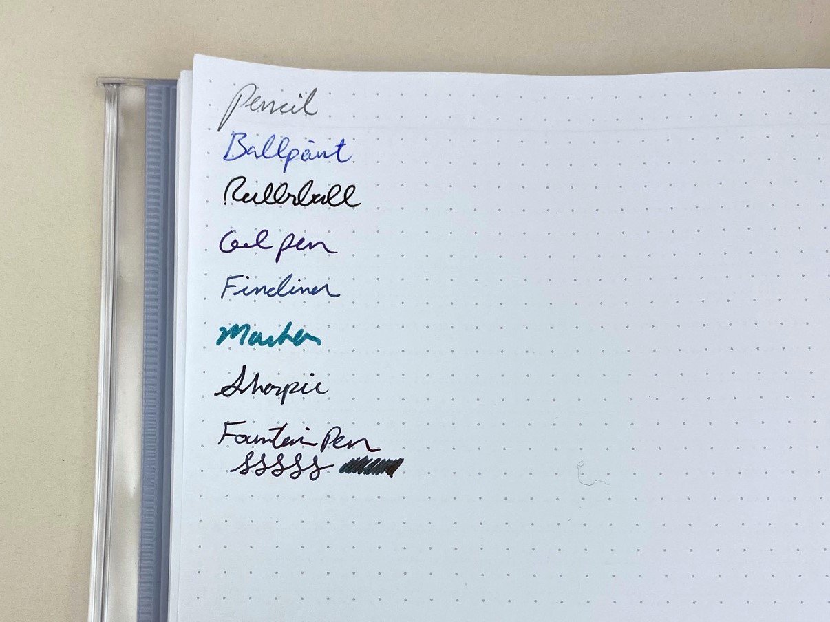 feela 3 Pack Notebooks Journals Bulk with 3 Black Pens, A5 3 light blue