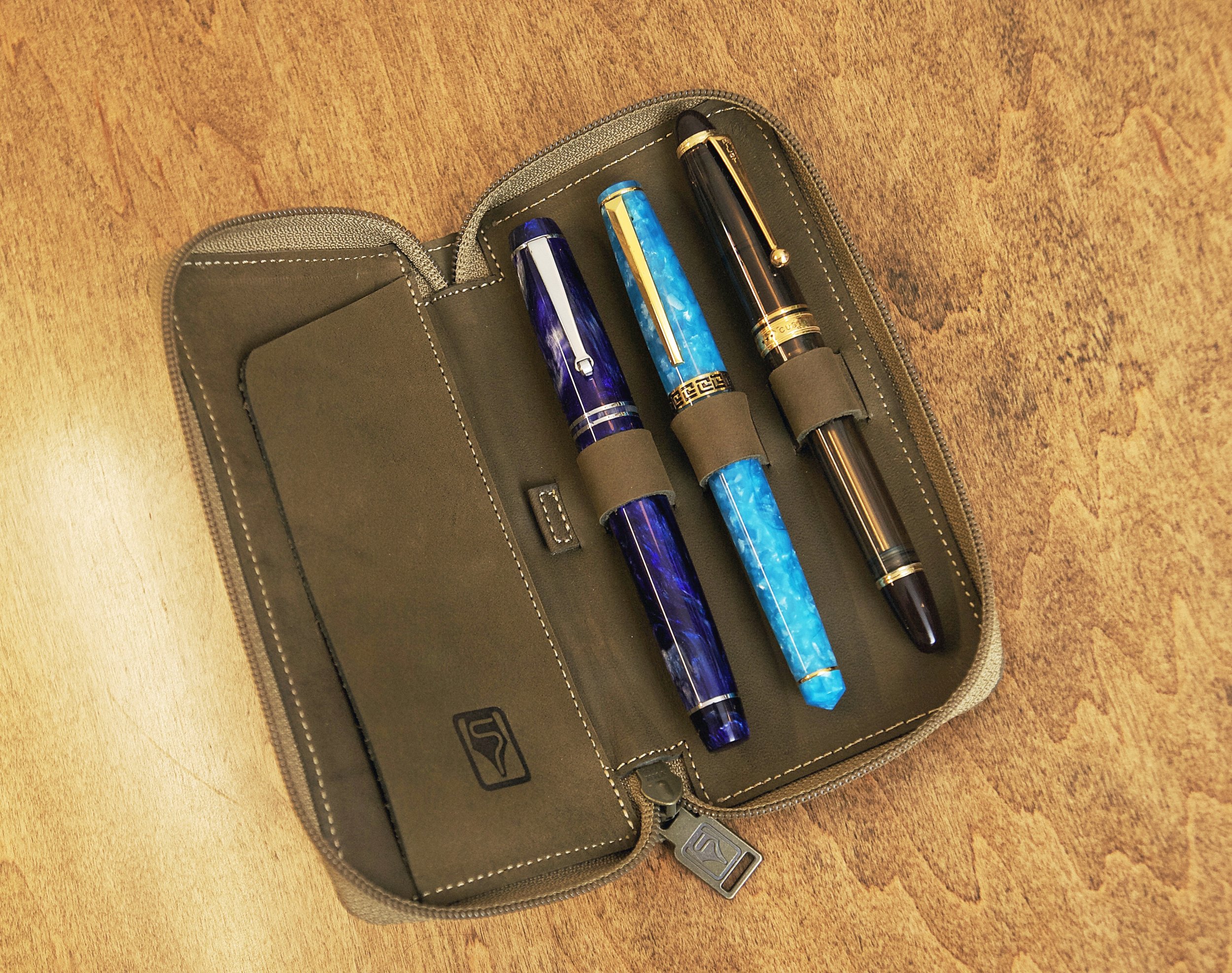 Shibui Olive Green 3 Pen Case Review — The Pen Addict