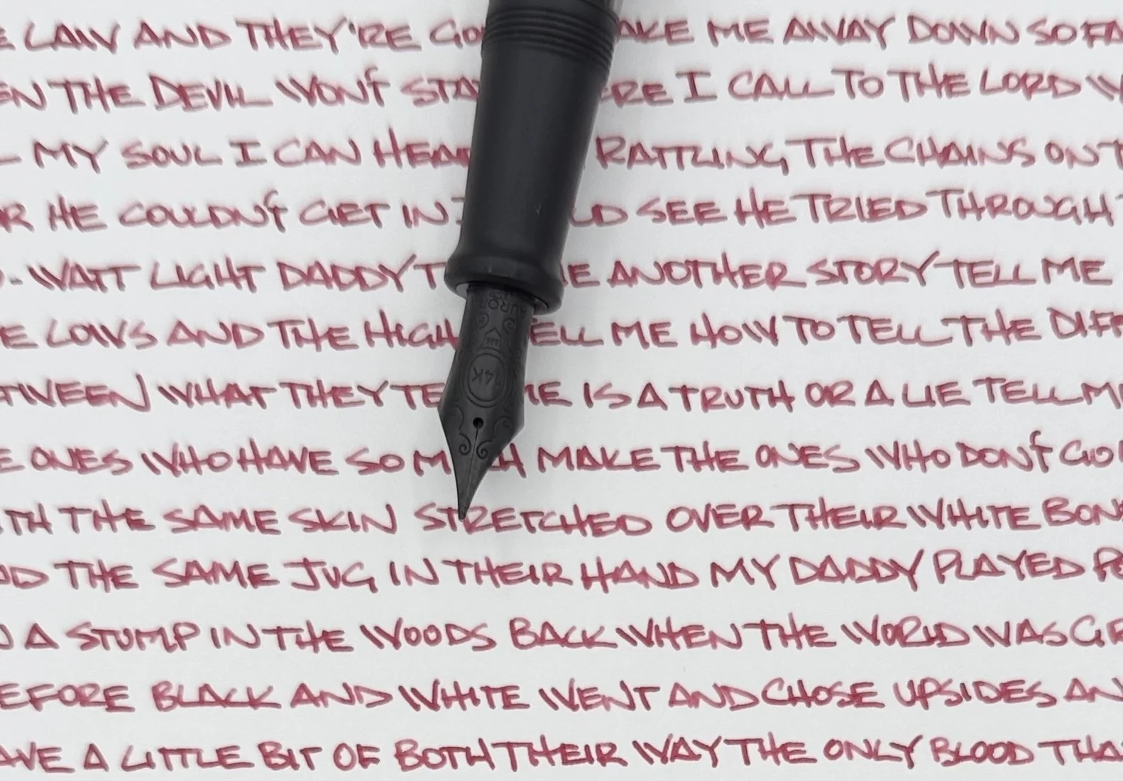 Goldspot x Robert Oster The Jersey Devil Ink