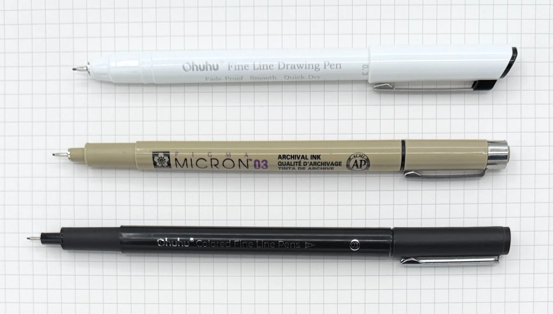Ohuhu Fineliner Barrel Size