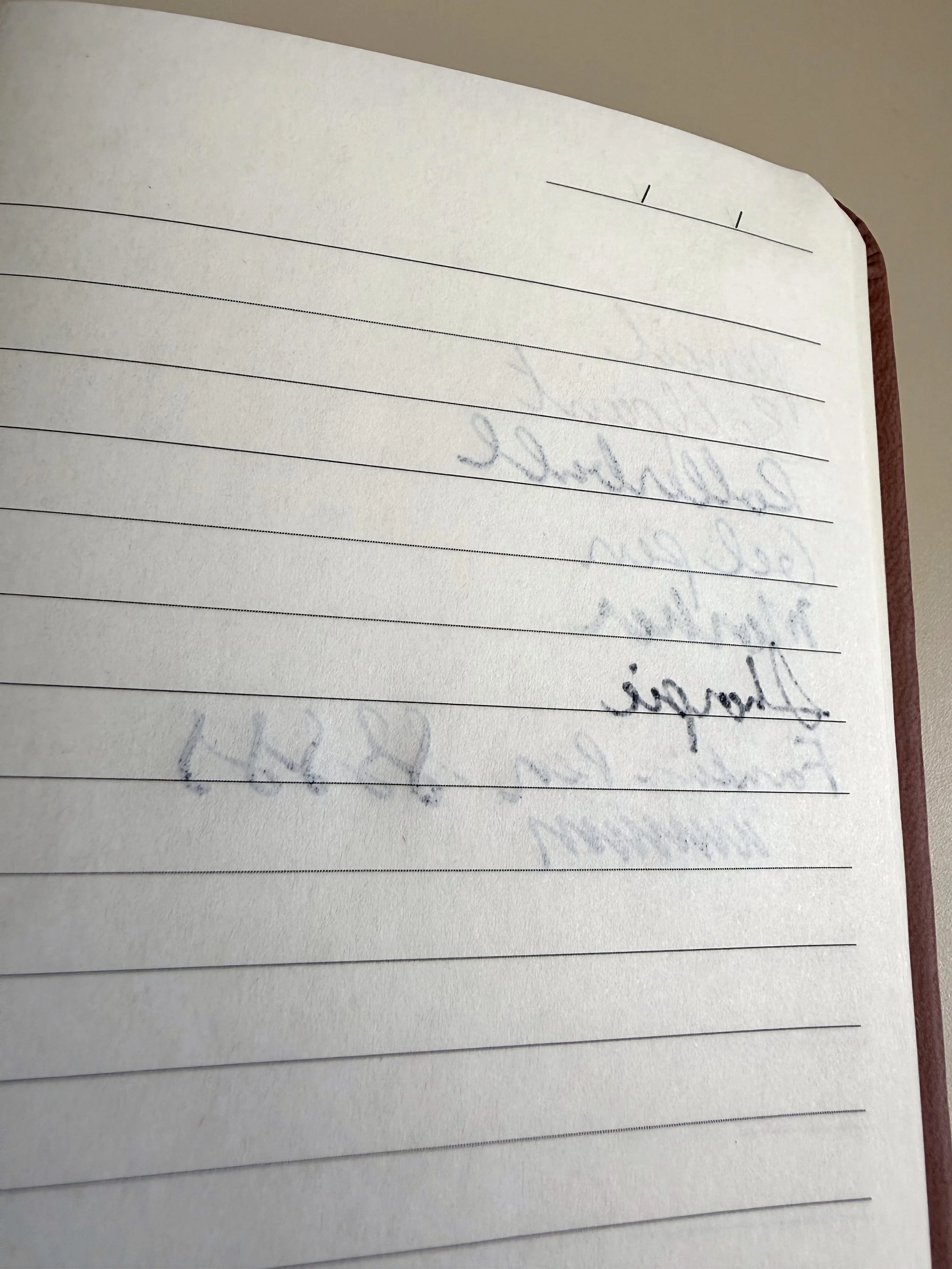 If Bookaroo A6 Pocket Notebook Writing Back