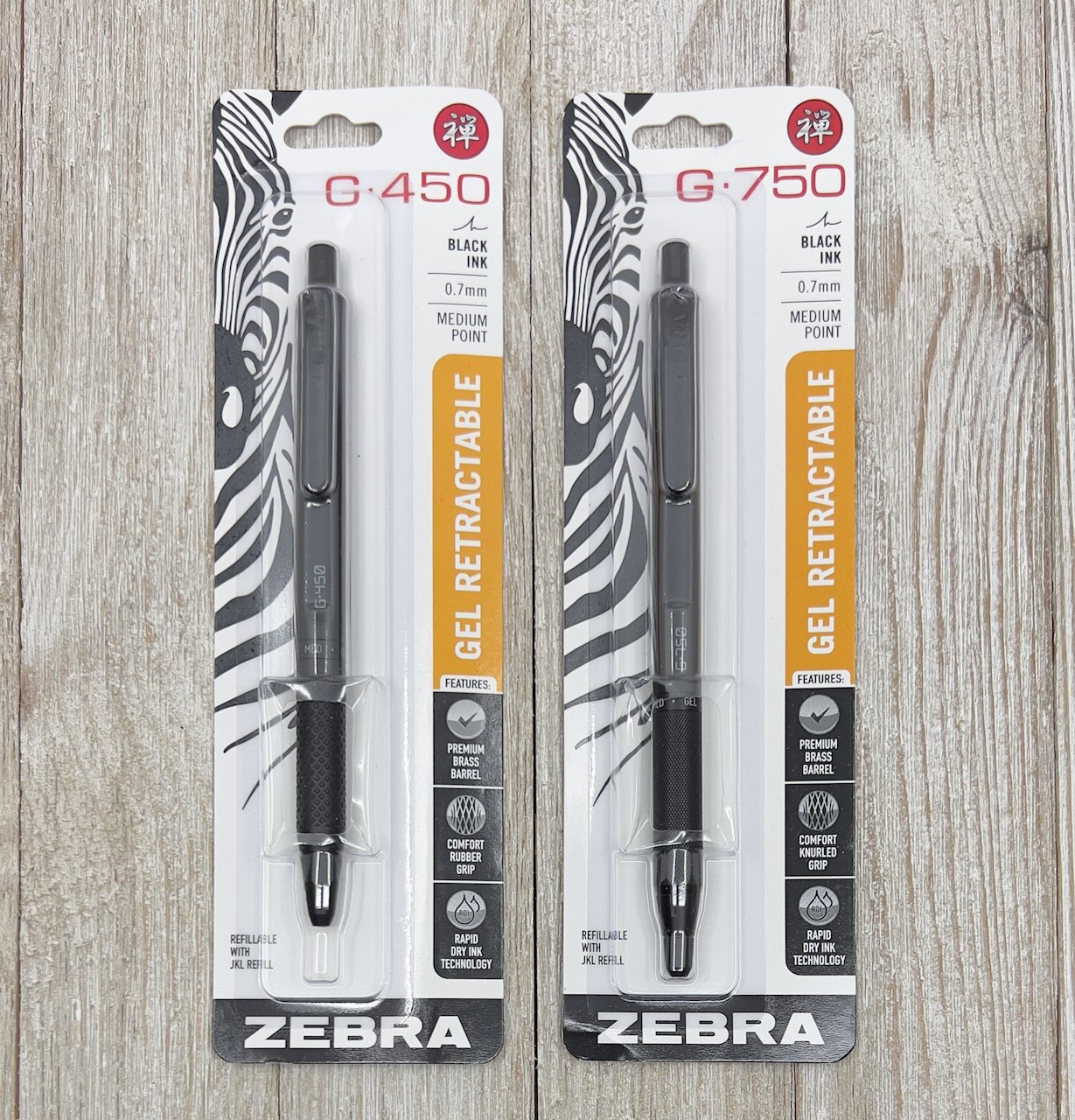 Zebra G-450 and G-750 Gel Ink Pen Review — The Pen Addict