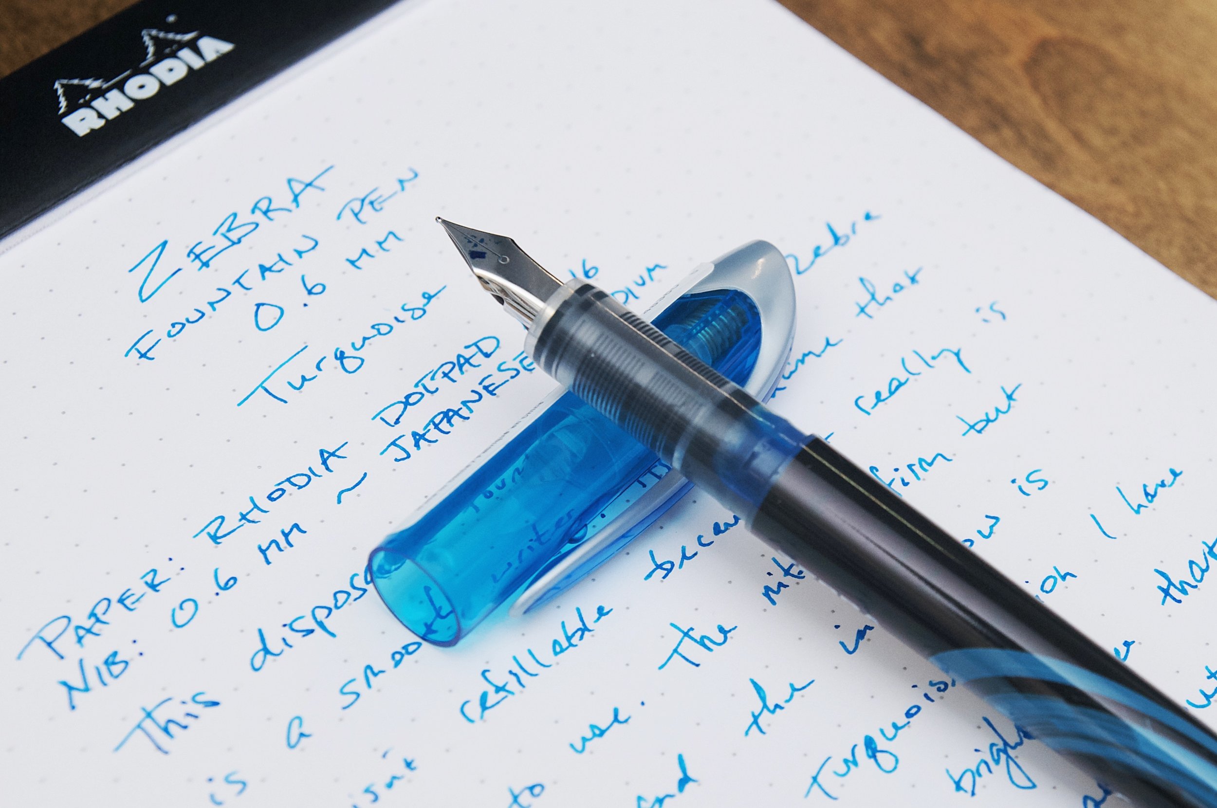 Zebra Disposable 0.6mm Fountain Pen Review — The Pen Addict