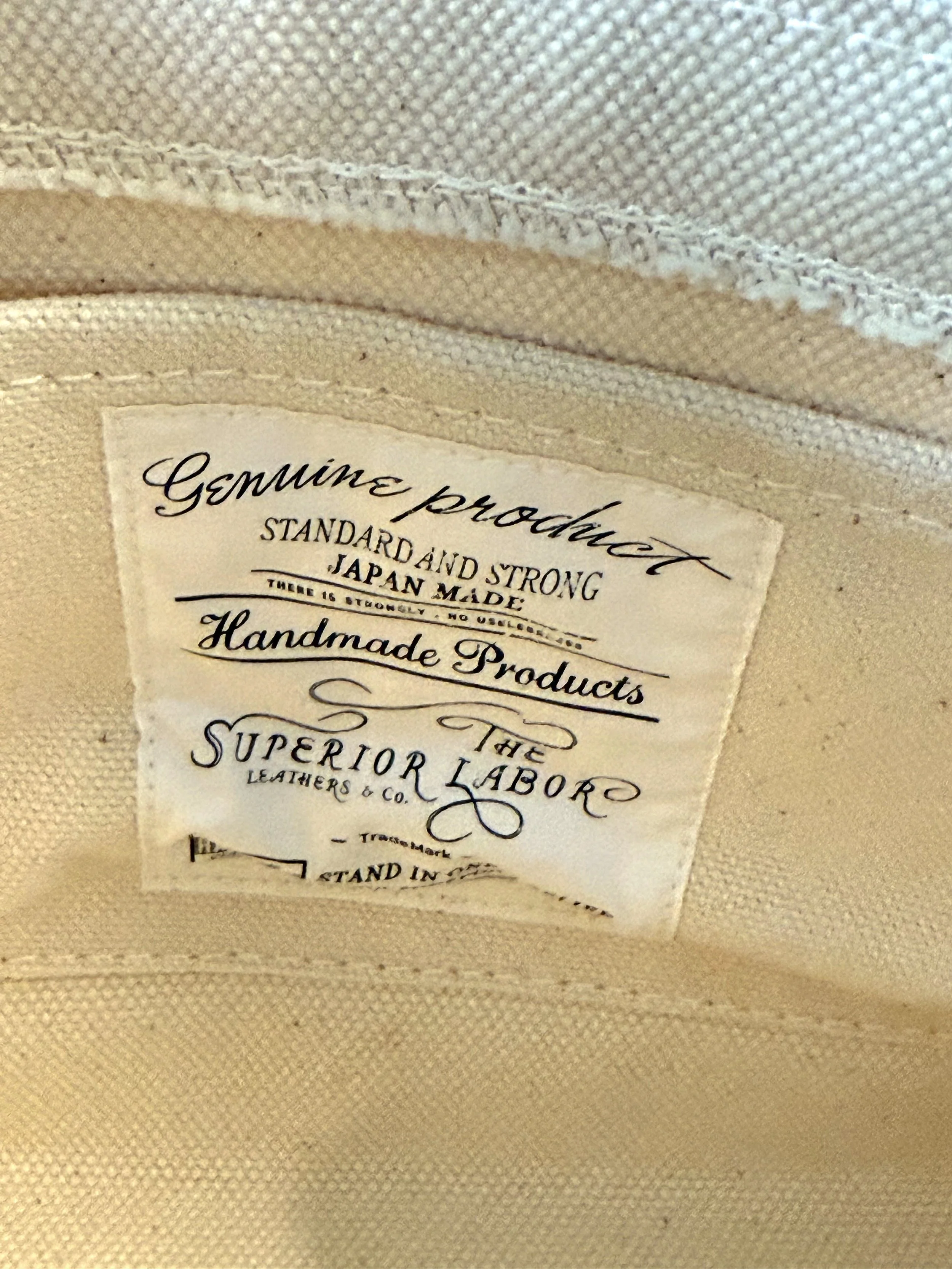 The Superior Labor Petite Engineer Bag Label