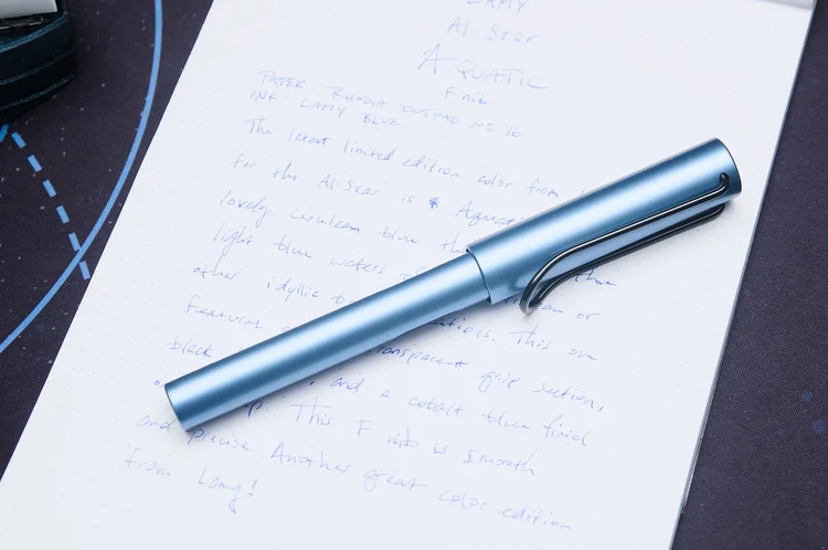 Lamy AL-Star Aquatic Fountain Pen Review — The Pen Addict