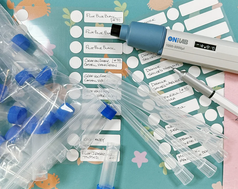 How I Made 147 Ink Samples — The Pen Addict