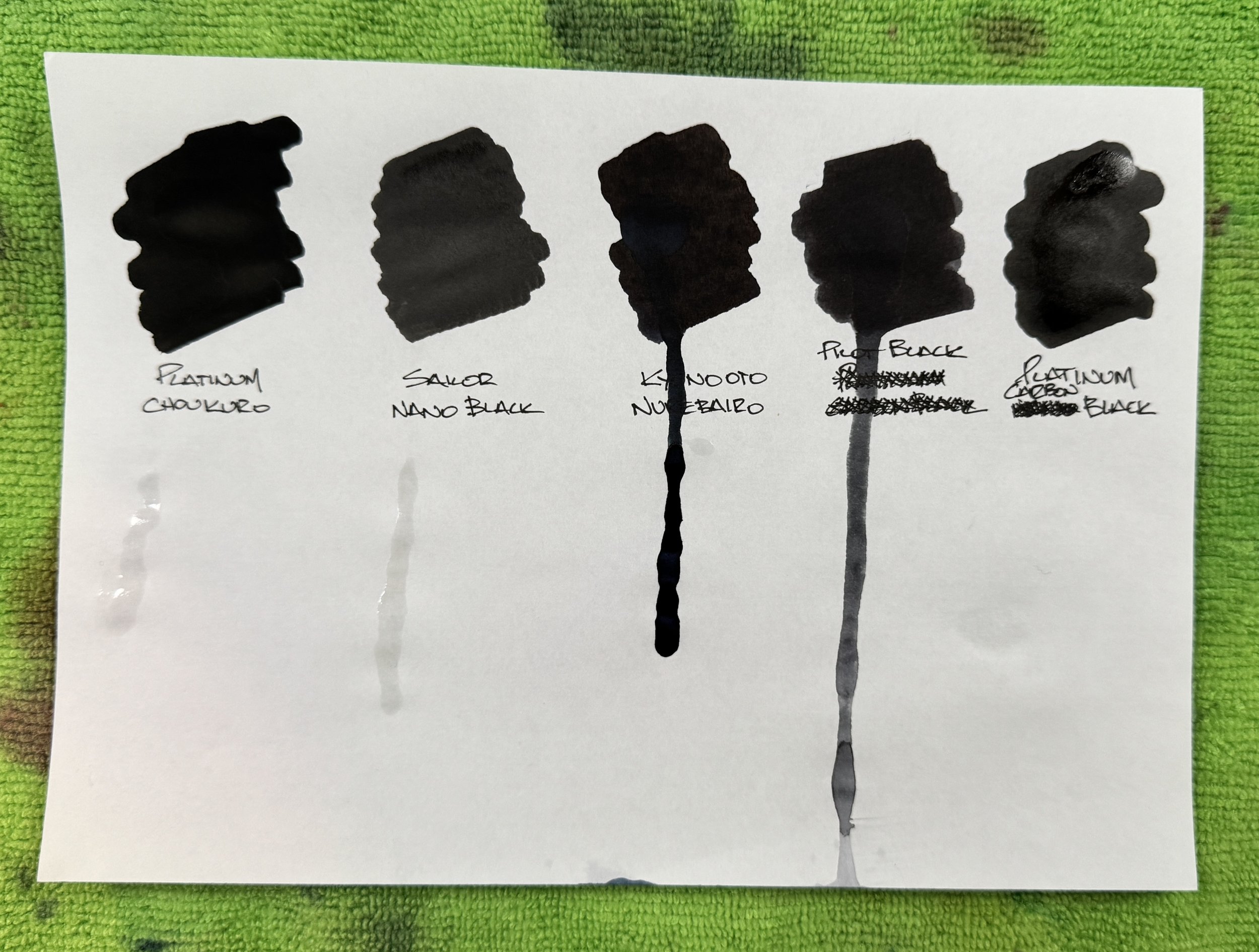 Ink Review: Platinum Chou Kuro - The Well-Appointed Desk
