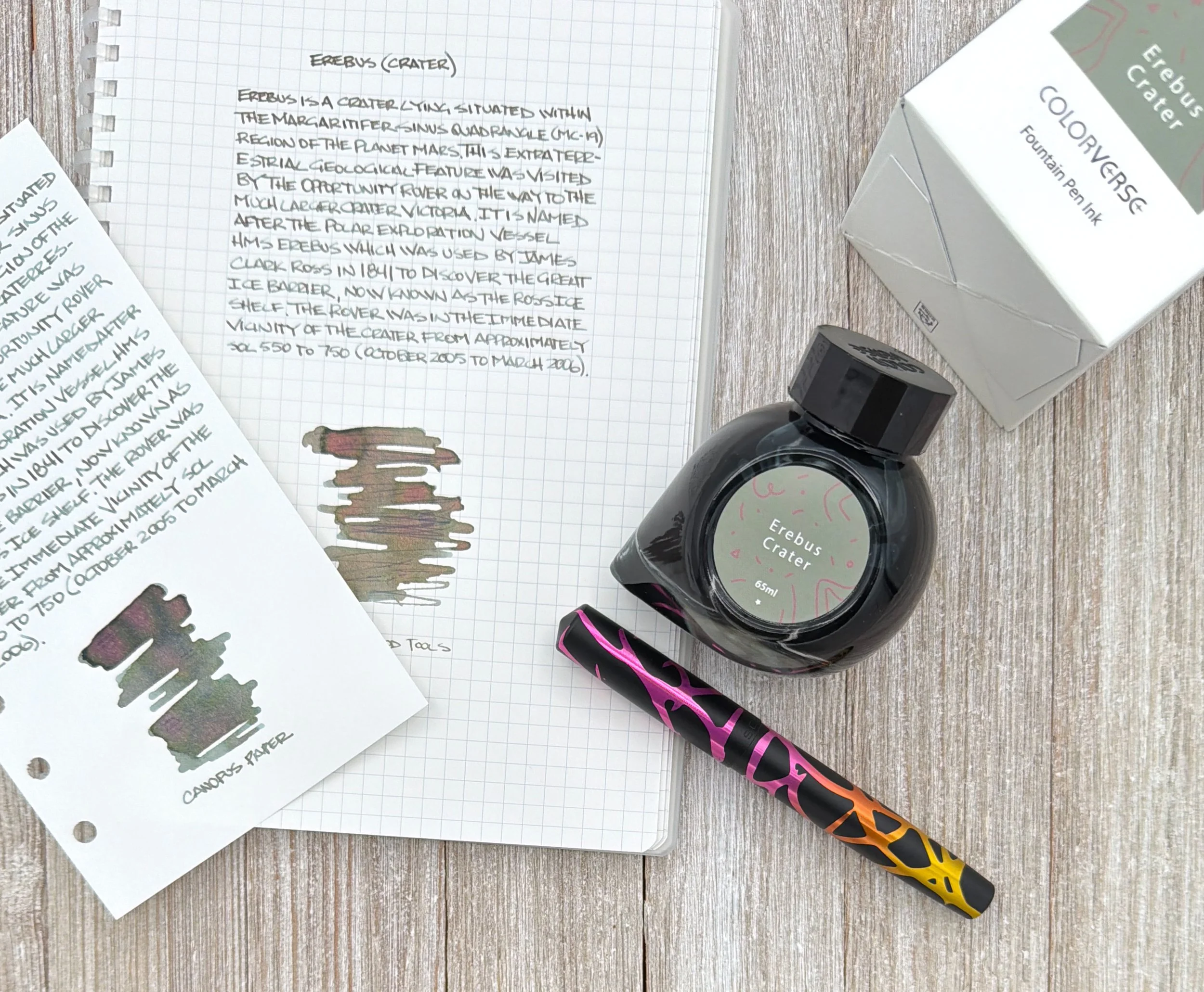 Colorverse Erebus Crater Ink Review