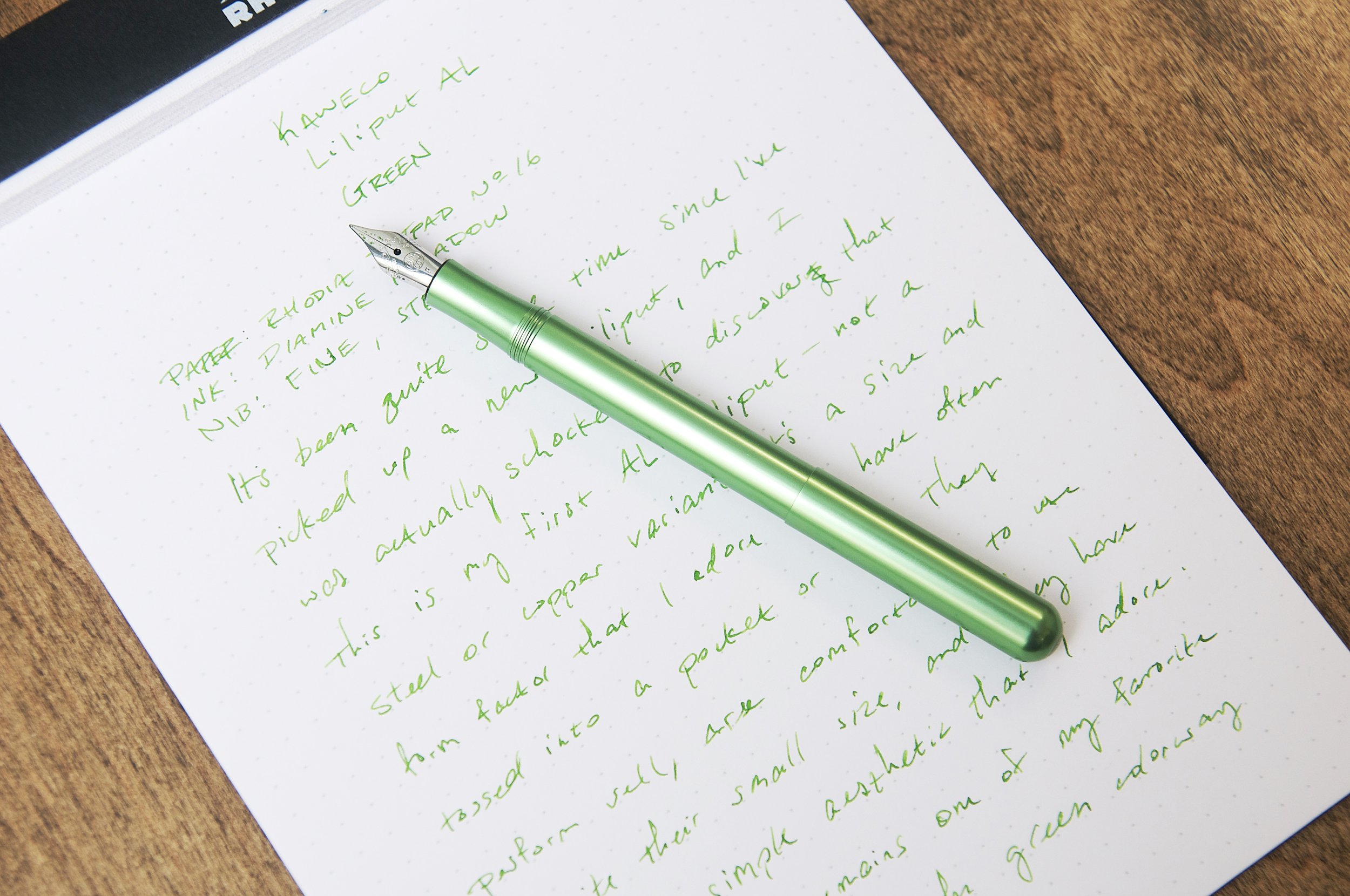 Kaweco Collection Liliput Green Fountain Pen Review — The Pen Addict