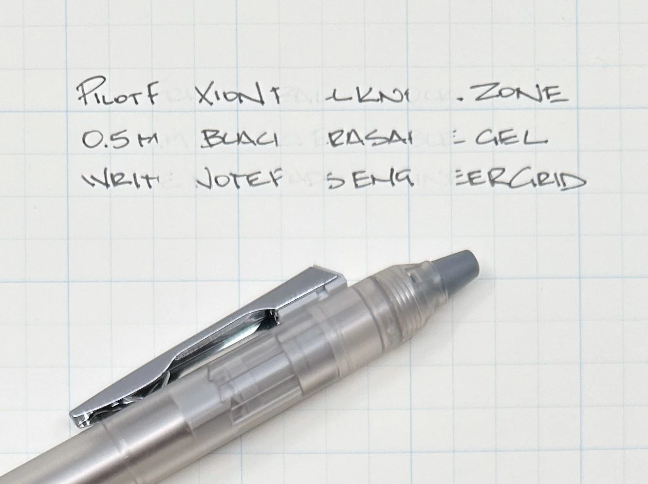 Pilot FriXion Ball Knock Zone Erasable Gel Ink Pen Review — The Pen Addict