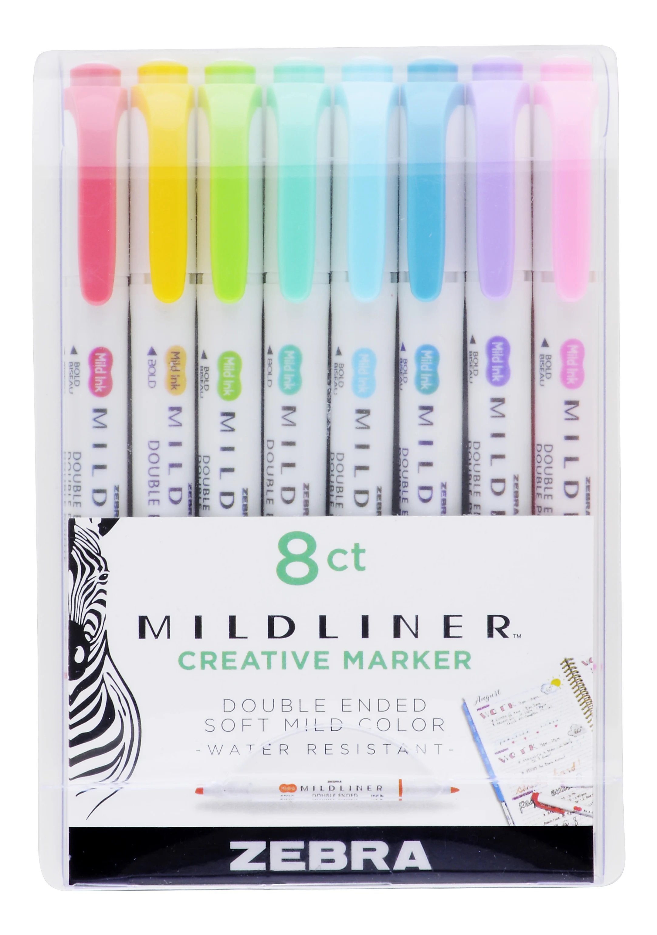 Hand Made Modern - Paint Brush Markers, 8ct - Multi-color