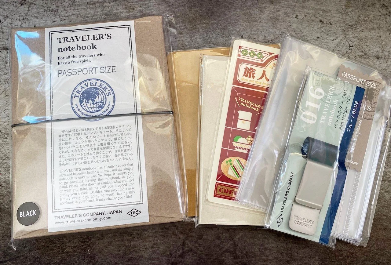 Traveler's Company Traveler's Notebook Unboxing and Setup — The Pen Addict